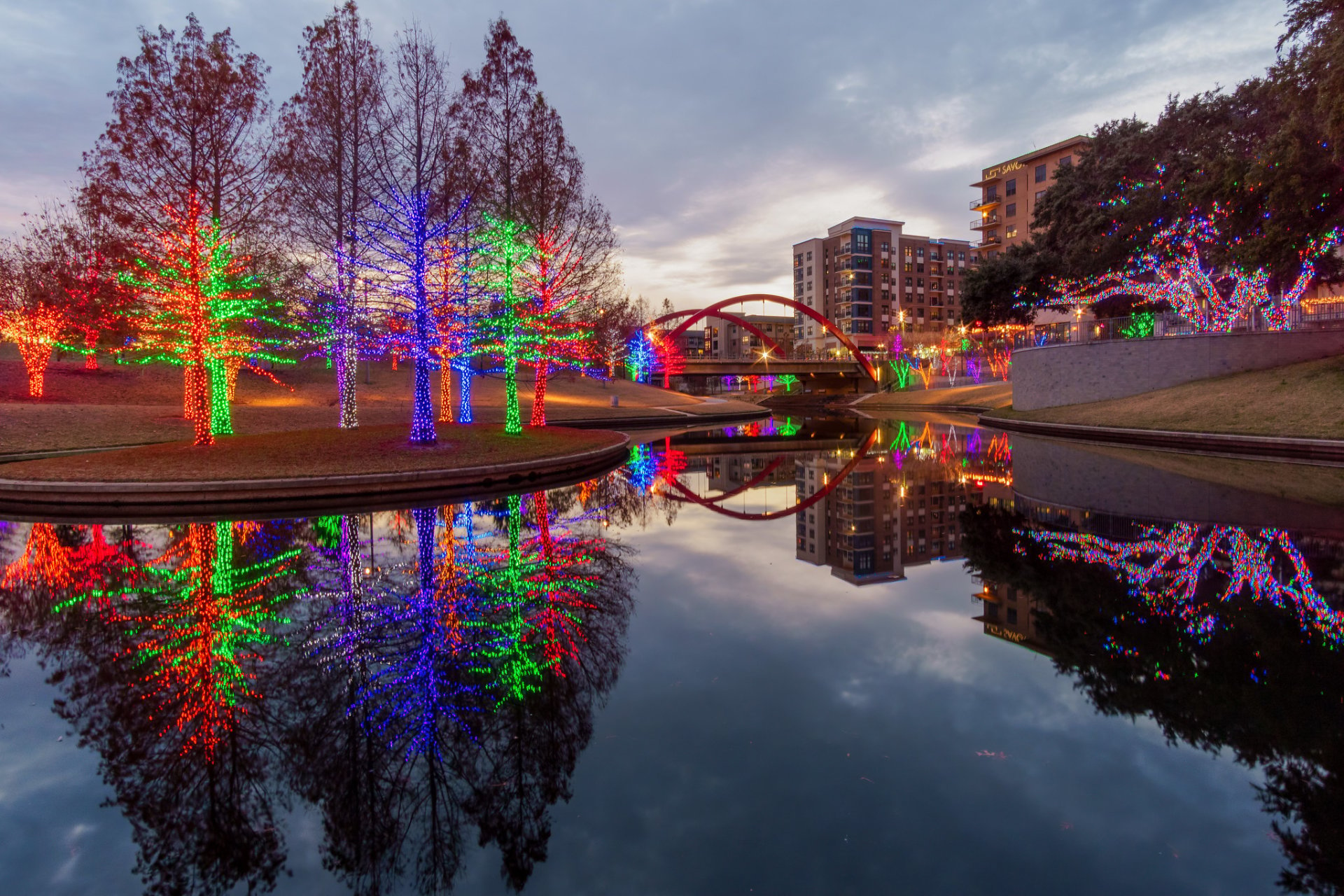 Luces de Navidad en Dallas