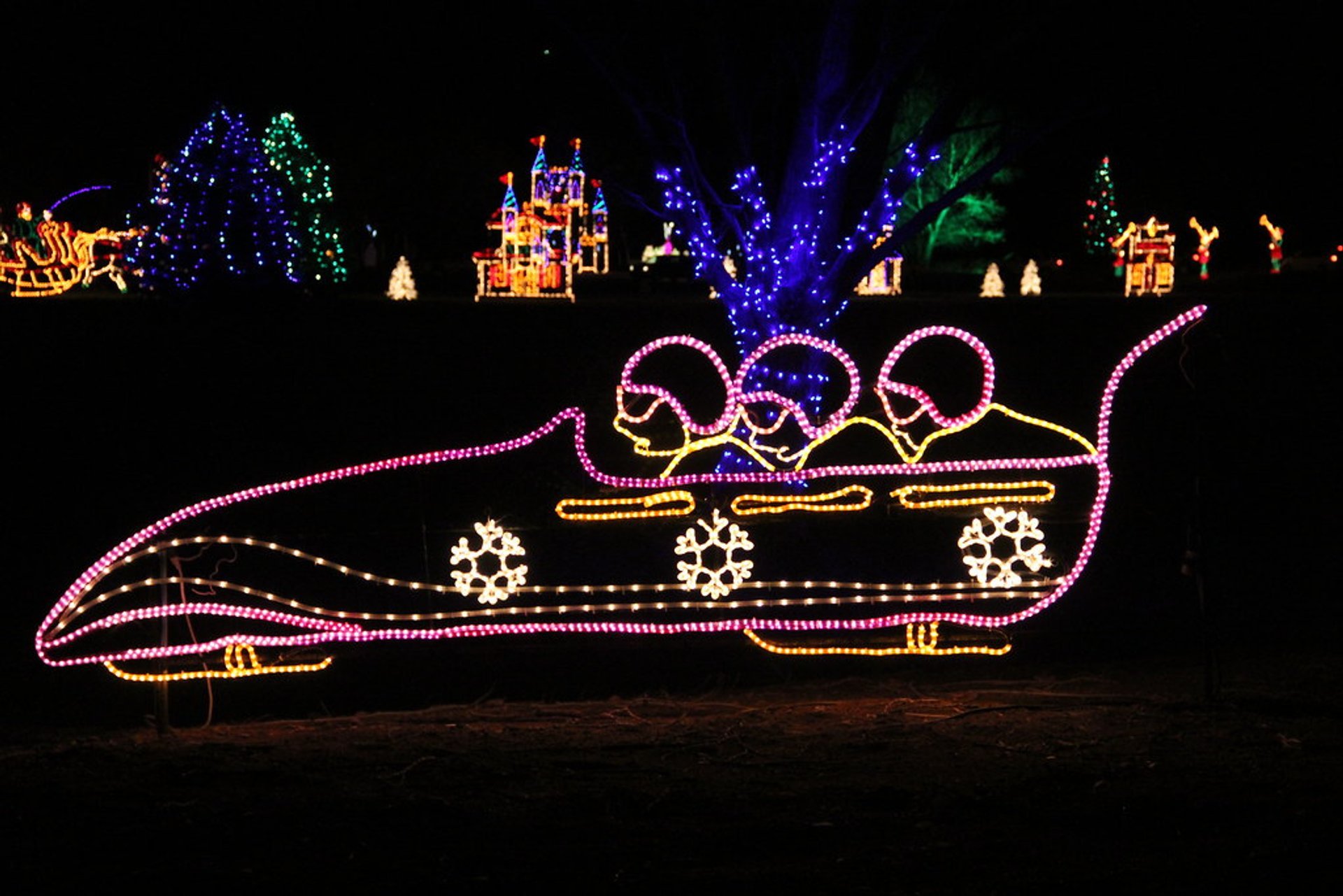 Luces de Navidad en Salt Lake City