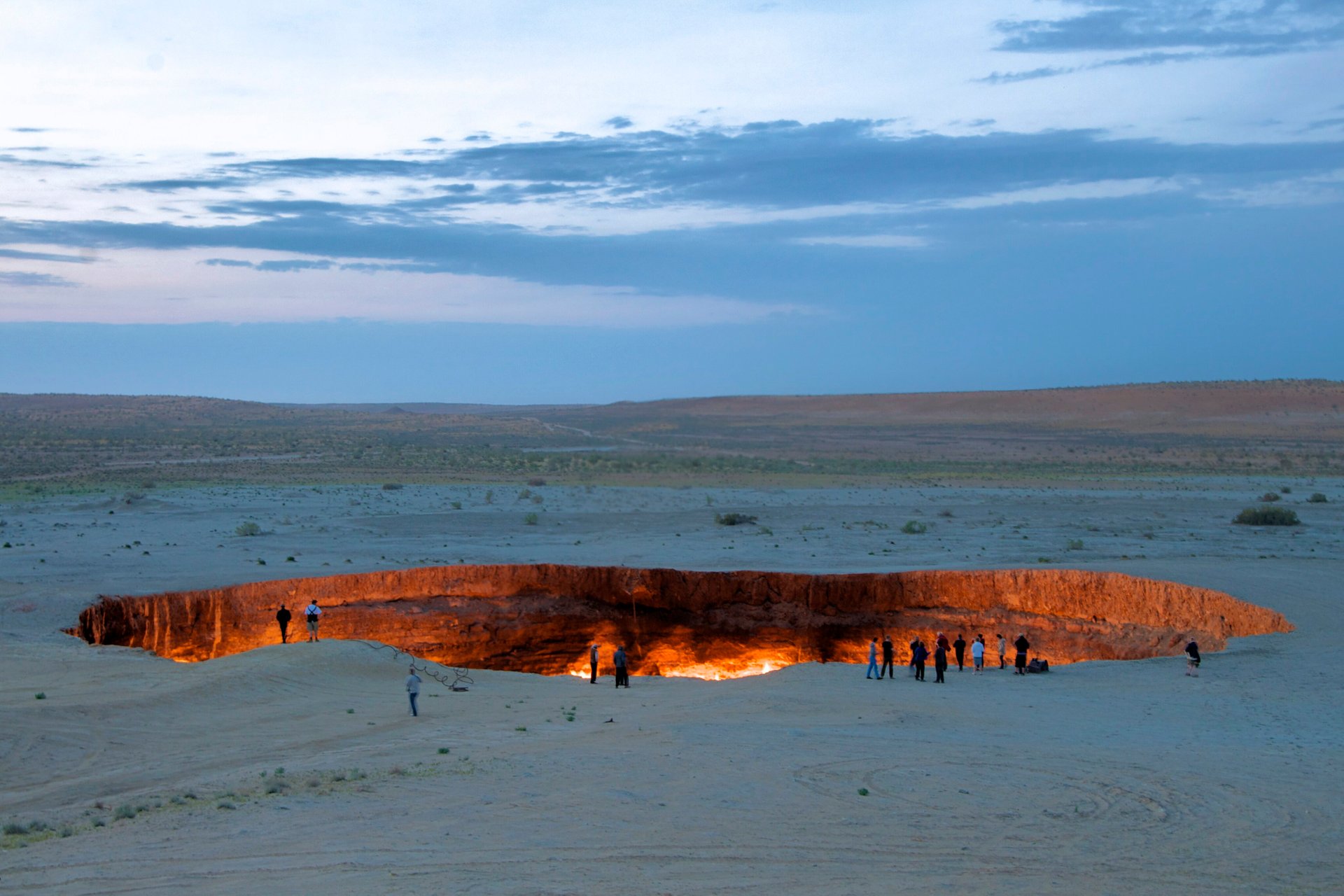 Les portes de l'enfer (Cratère à gaz de Darvaza)