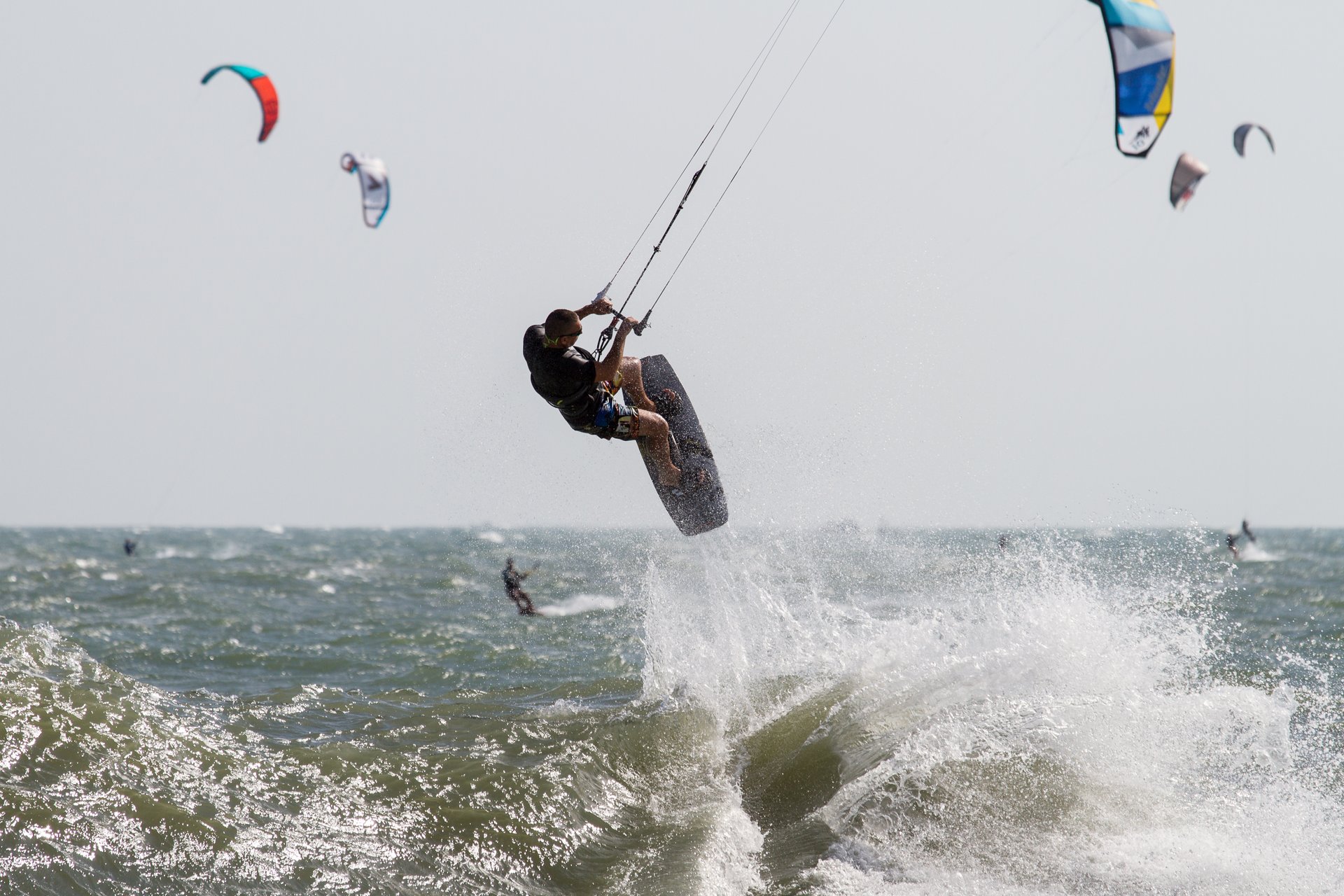 Kitesurf et planche à voile