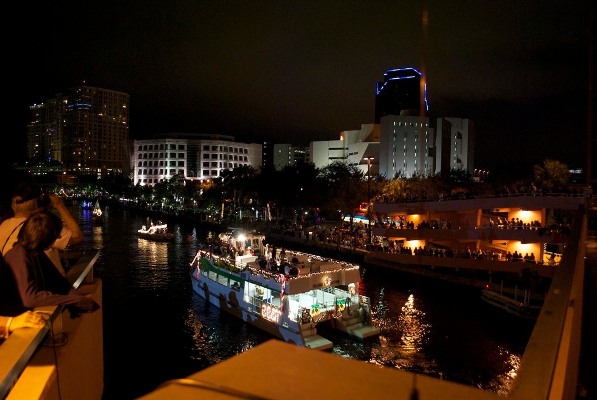 The Seminole Hard Rock Winterfest Boat Parade 2024 in Fort Lauderdale