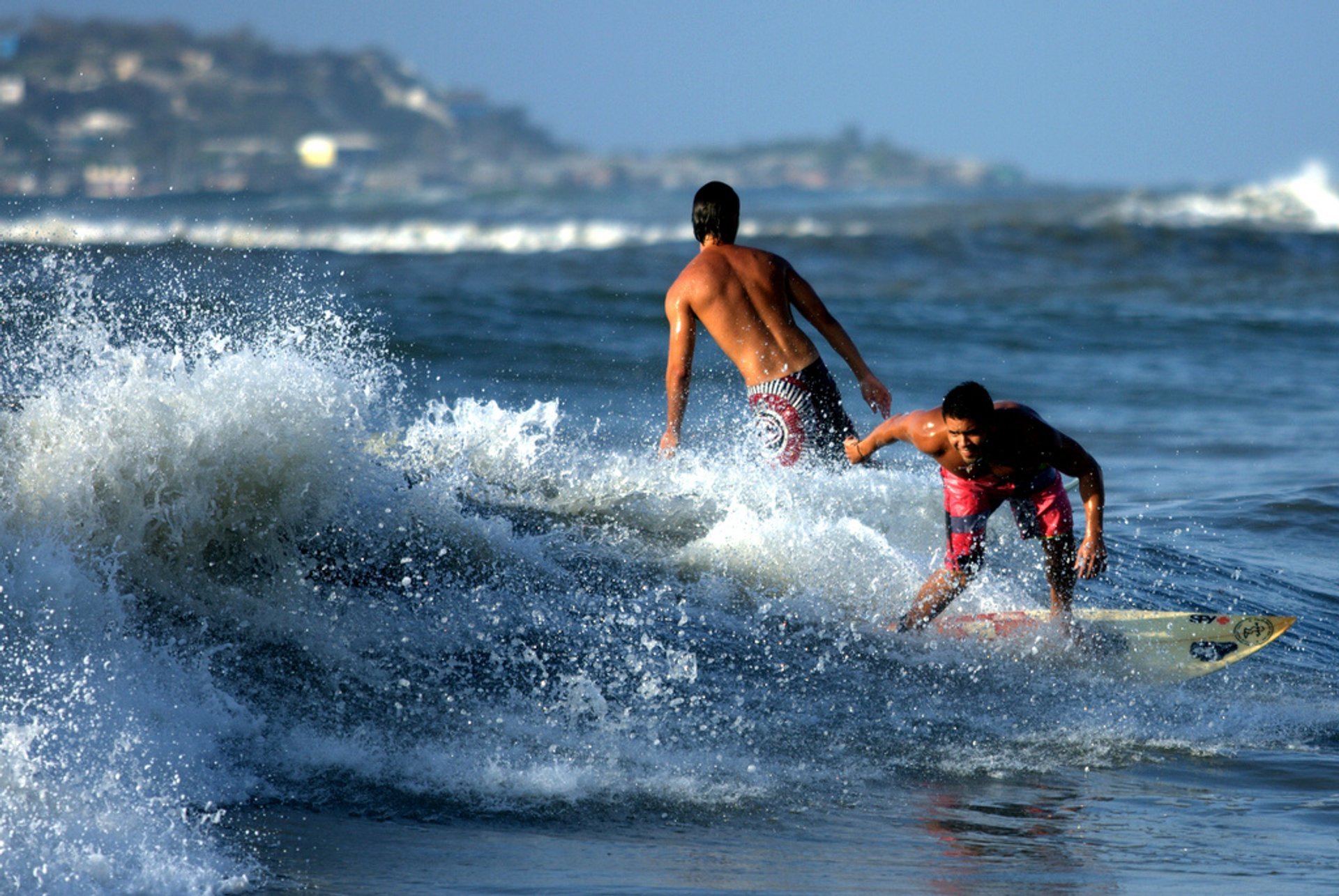 Surfing on the Caribbean Coast