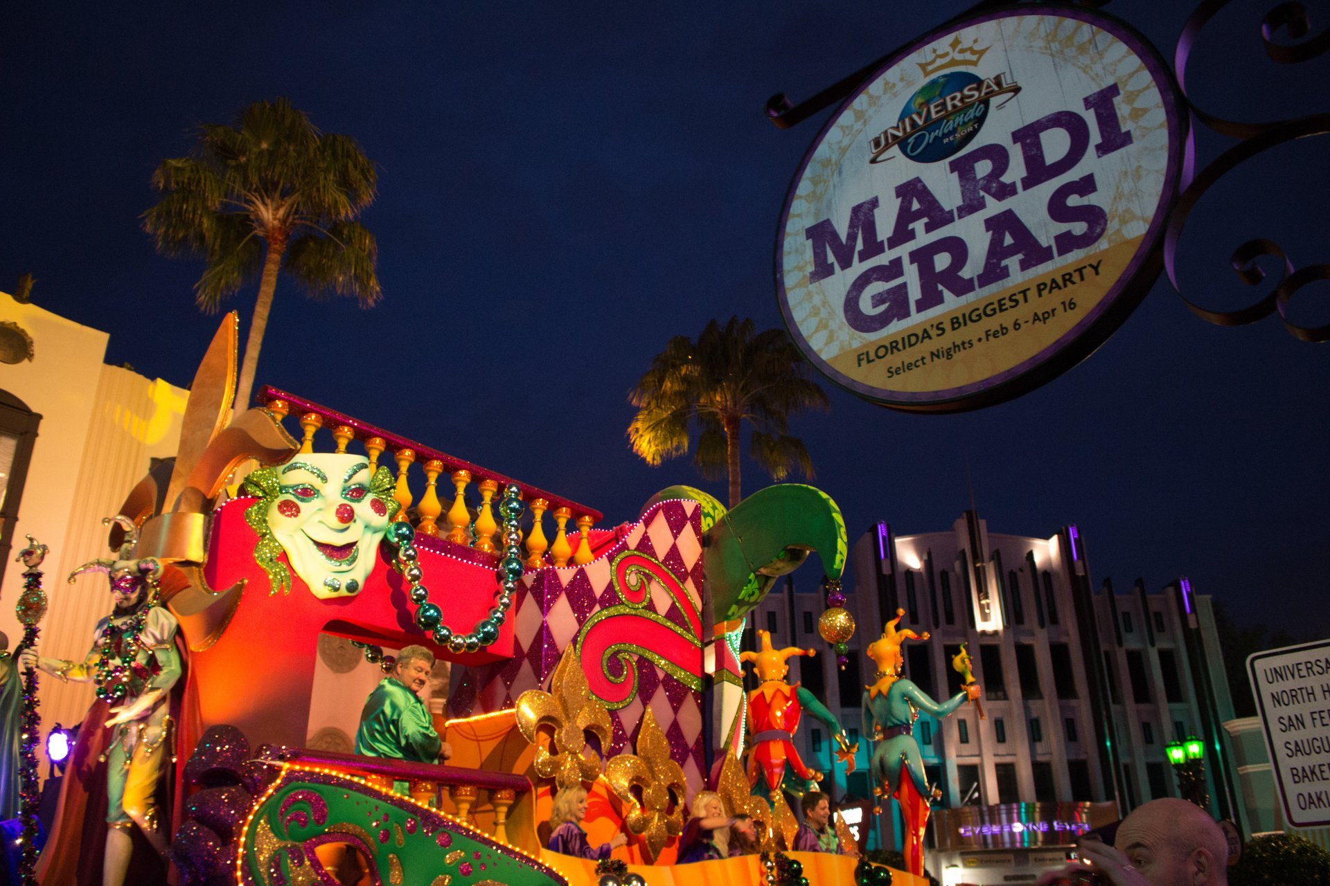 Universal Orlando Mardi Gras