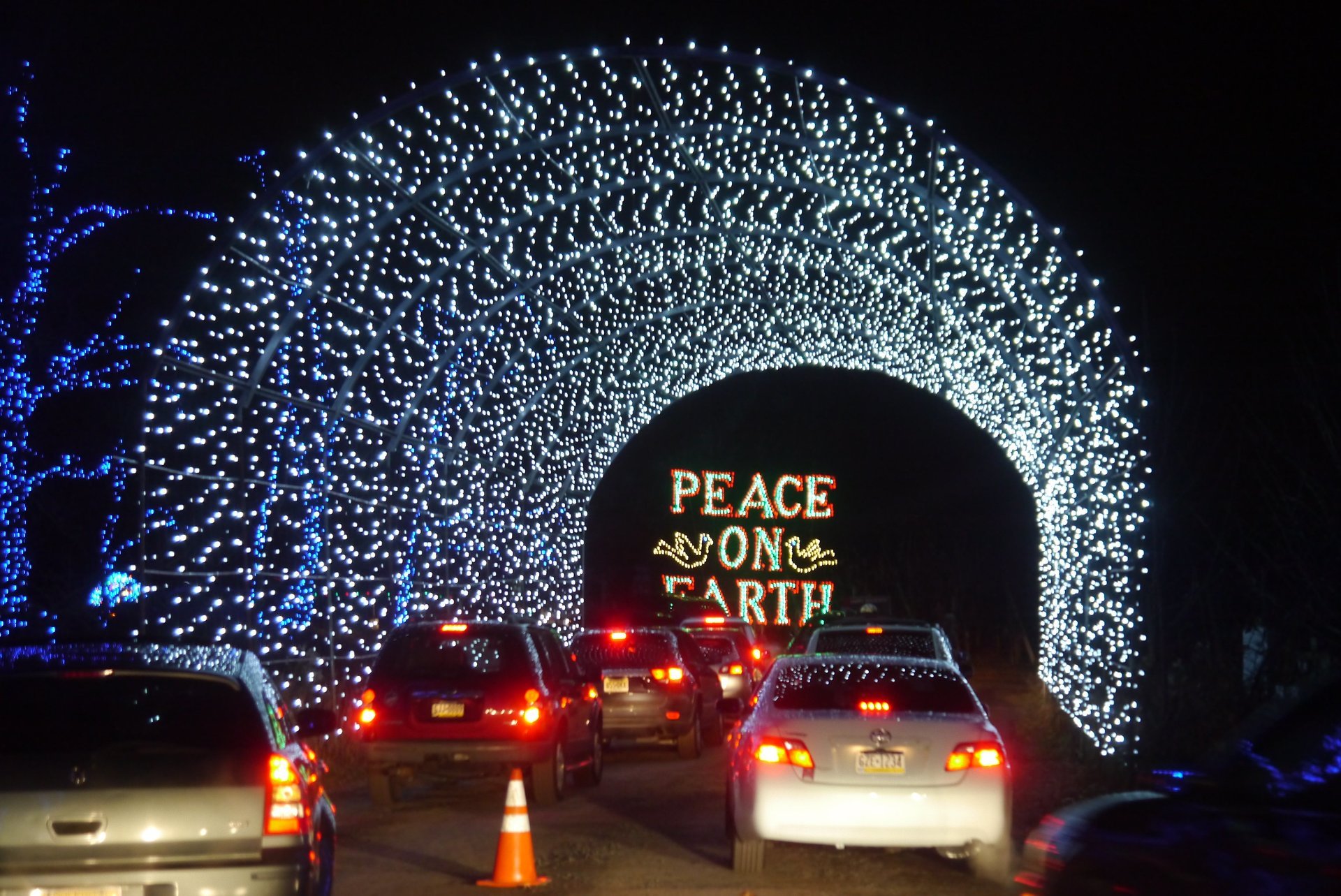 Luces de Navidad en Pensilvania