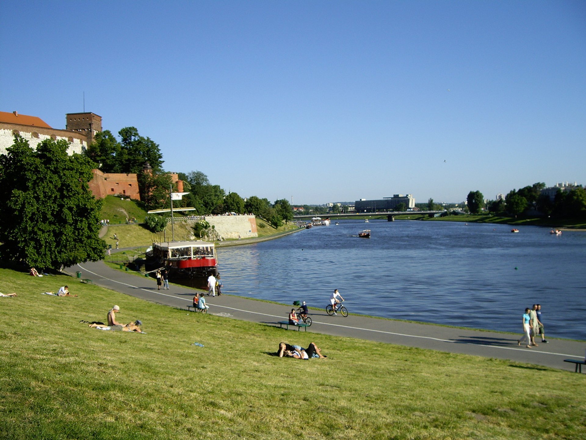 Pícnic en el río Vístula