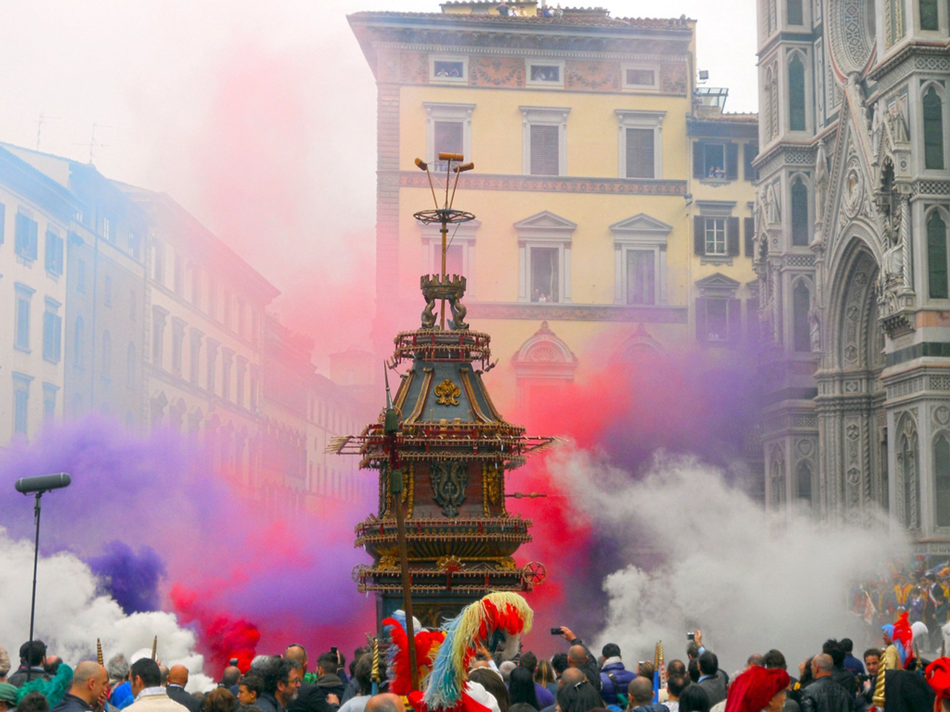 Image result for florence easter dove-shaped firework