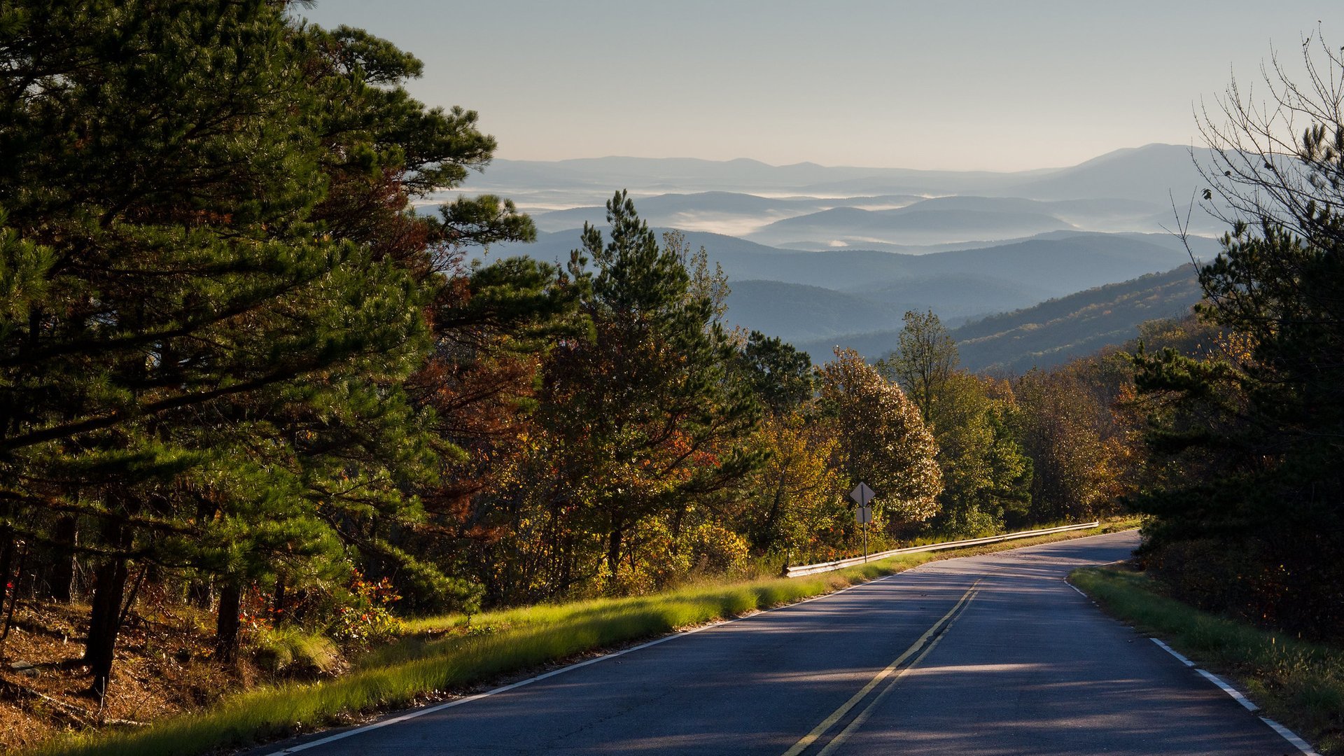 Follaje de otoño de Arkansas