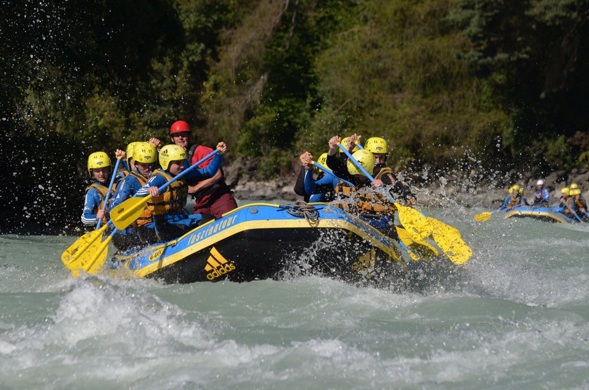 Rafting en rápidos