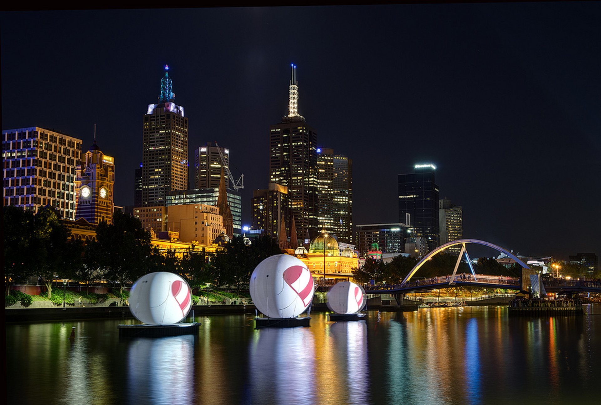 White Night Melbourne 2018 Dates Map - 