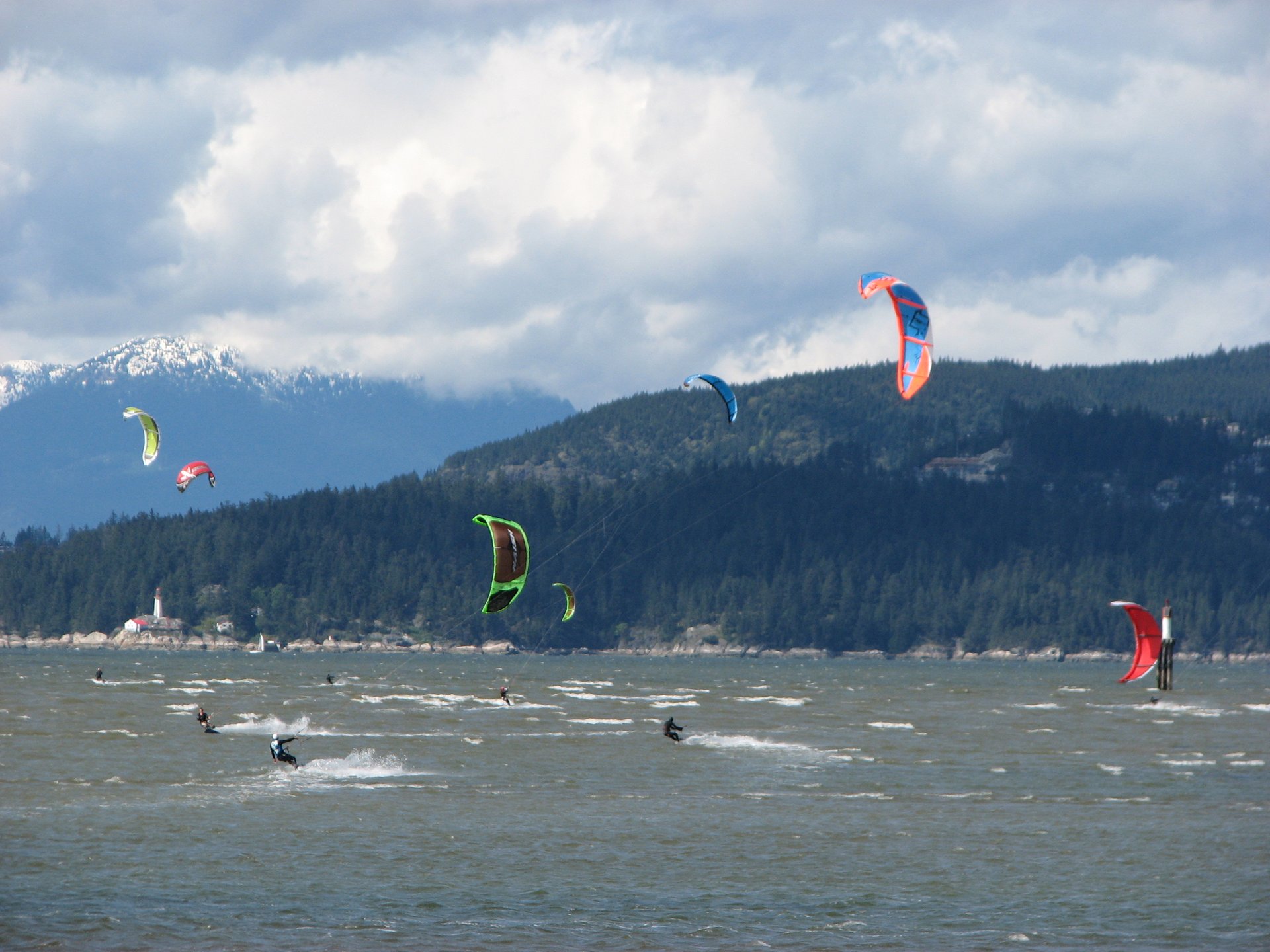 Planche à voile et kiteboarding