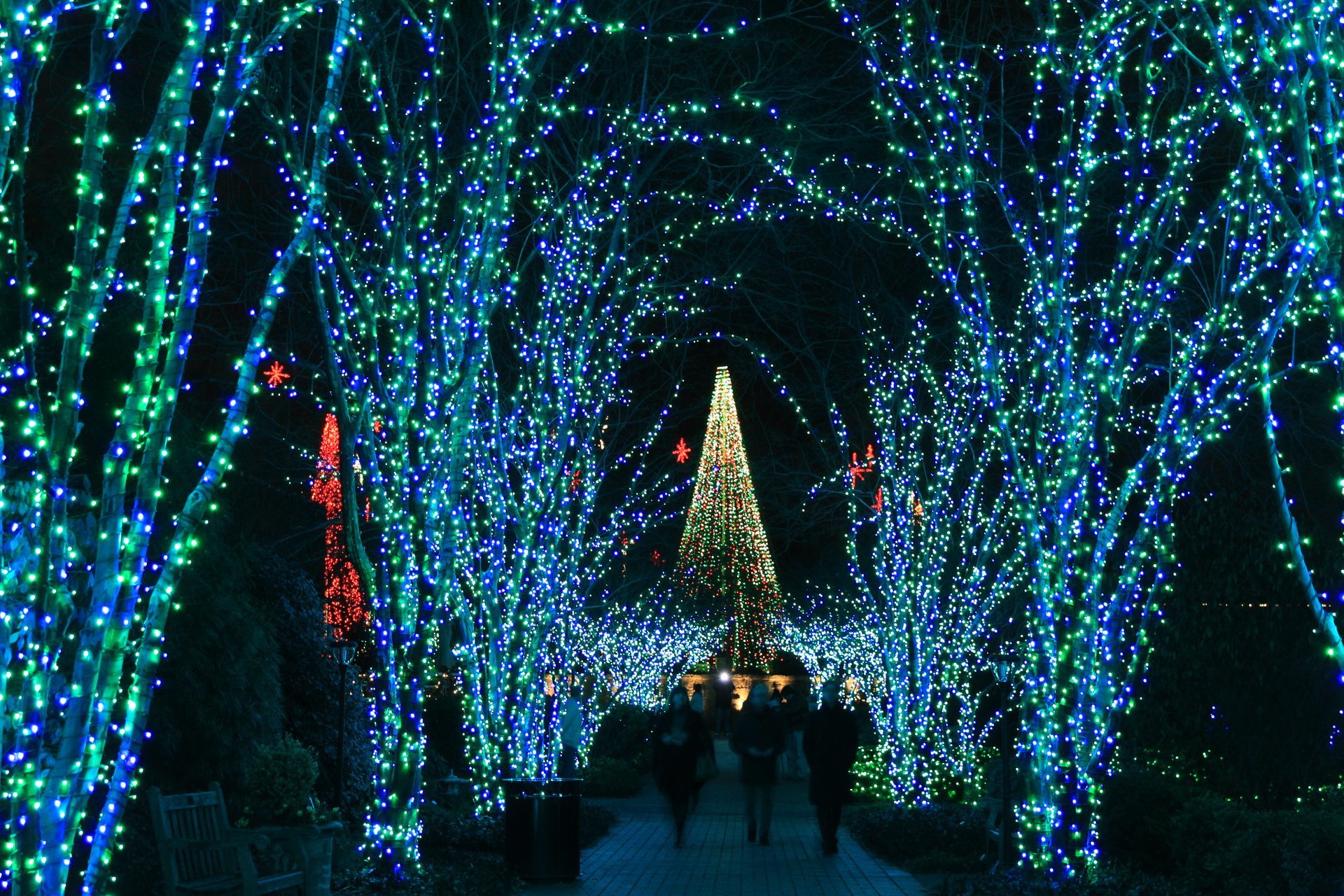 Luzes de Natal em Atlanta