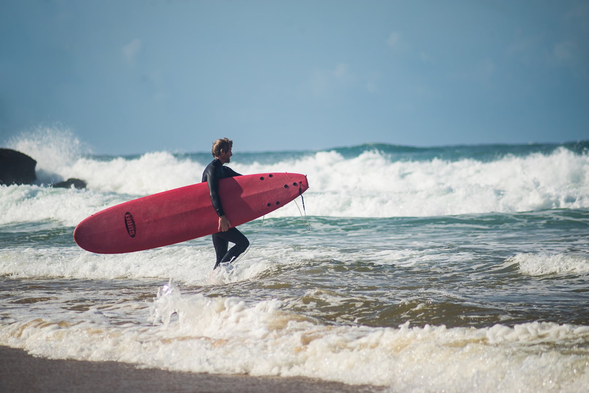 Surfen oder Wellenreiten