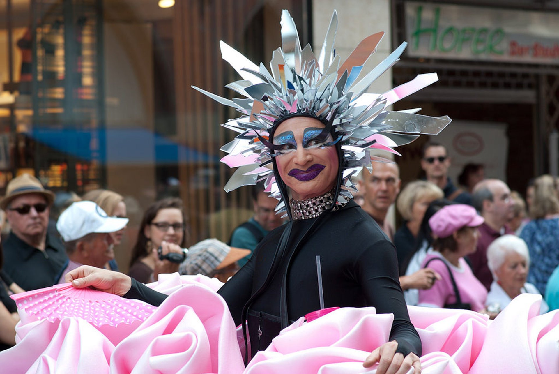 Munich, Germany. 15th July, 2017. Pride car. Today the Pride (Christopher  Street Day) took place in Munich. Several political and queer groups such  as some corporations organized it and participated. Credit: Alexander