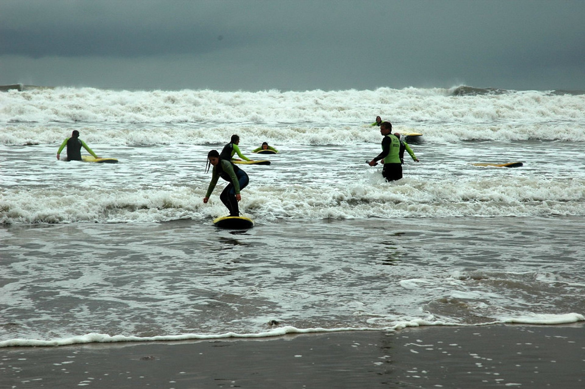 Surfing in Wales