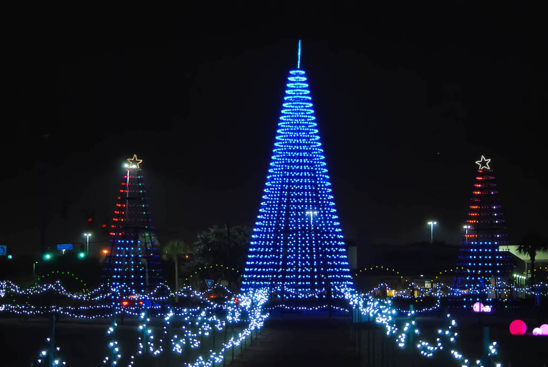 Weihnachtslichter in Baton Rouge in Baton Rouge, LA, 2022
