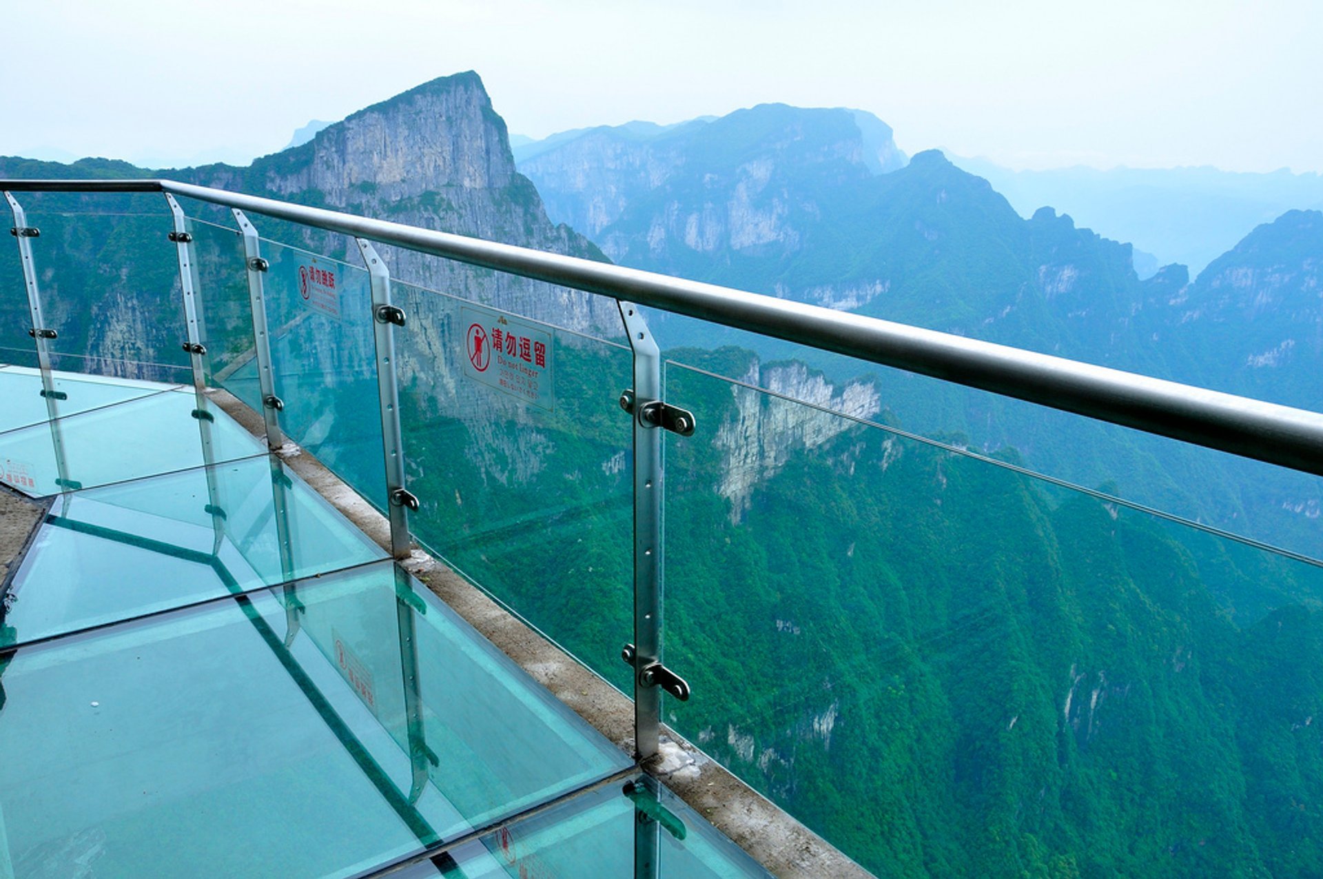 Vidro Planca Estrada na Montanha Tianmen