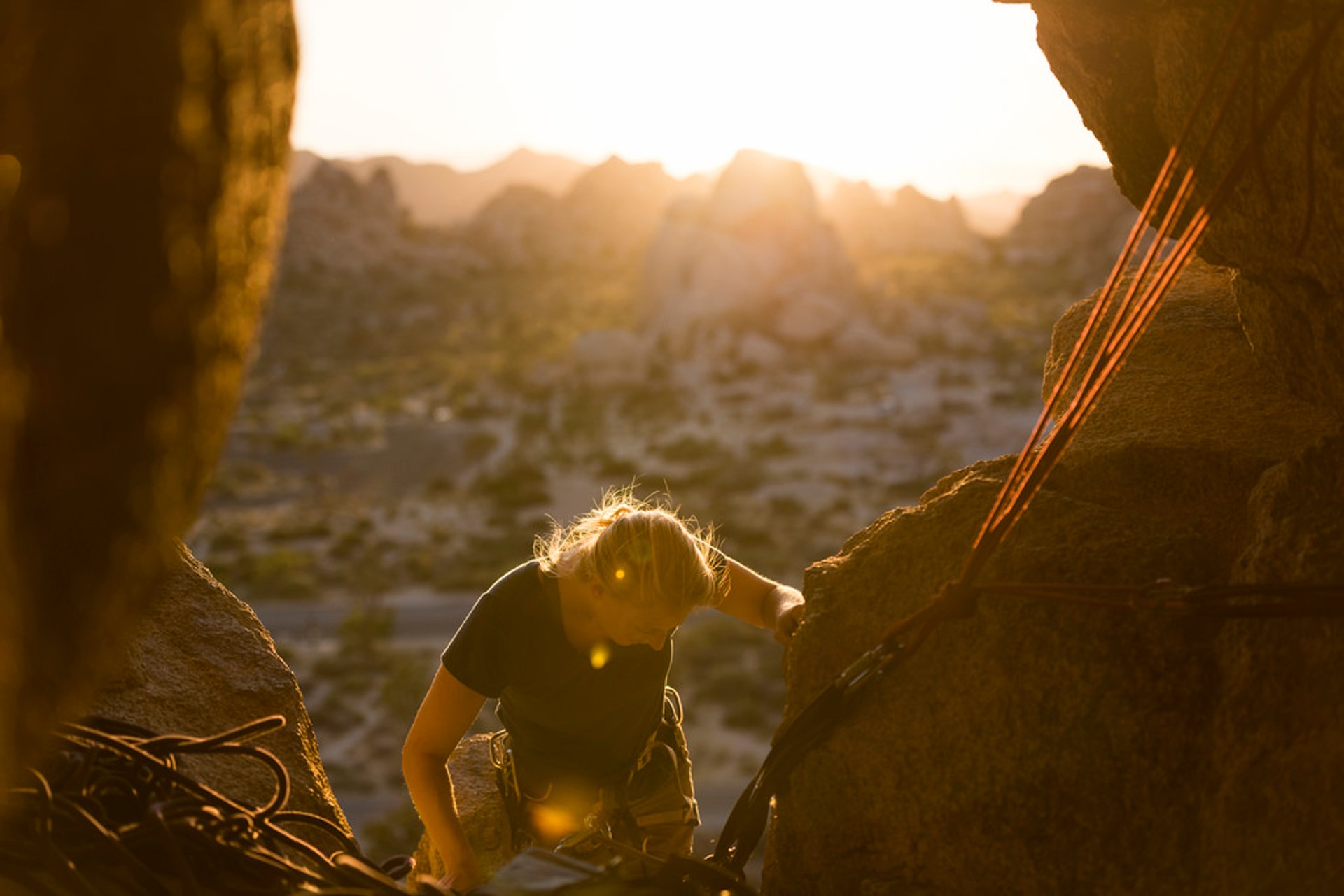 Escalada em falésia em Joshua Tree National Park