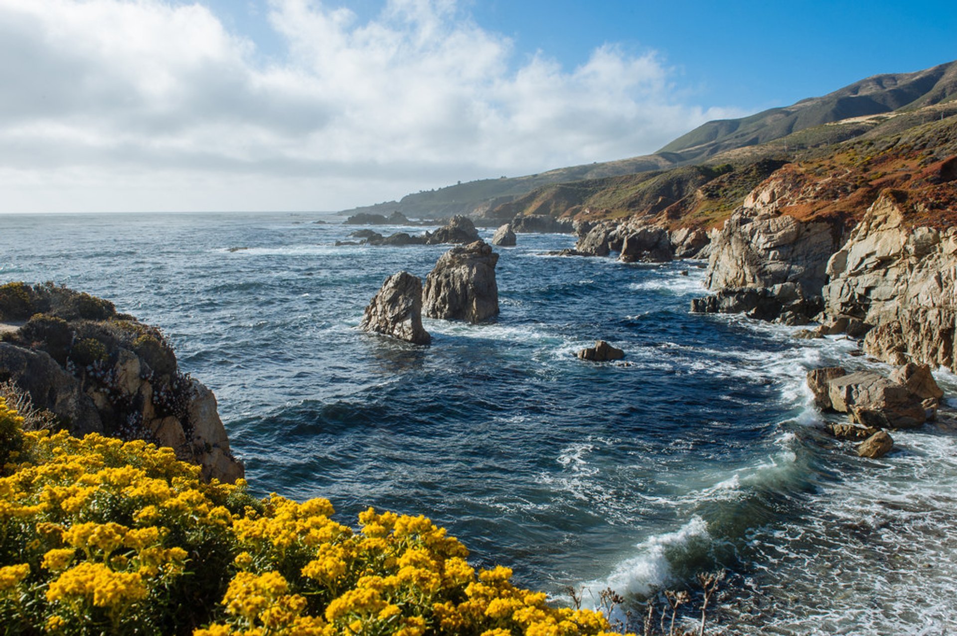 Viagem de estrada Big Sur