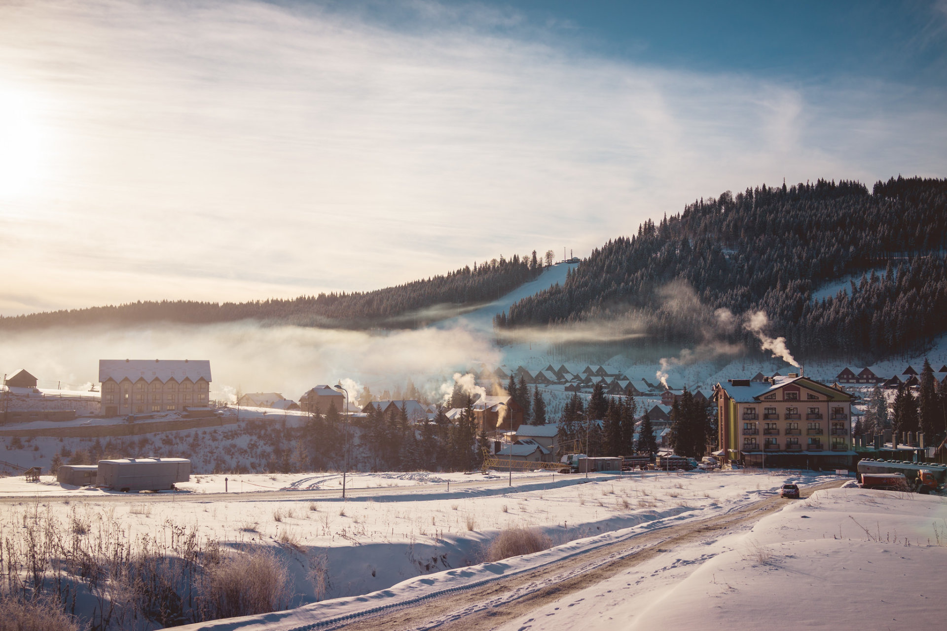 Der Winter in Bukovel