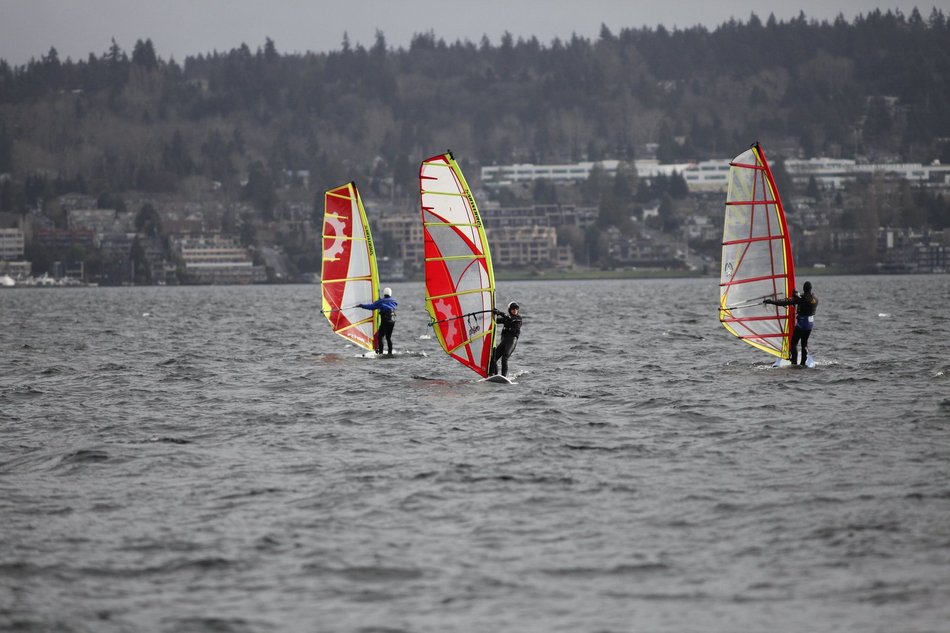 Best time for Kiteboarding &amp; Windsurfing in Seattle 2020 &amp; Map