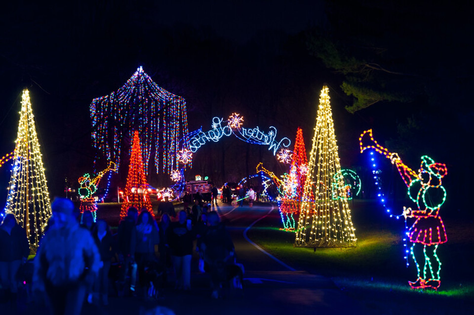 Weihnachtslichter in der Nähe Maryland