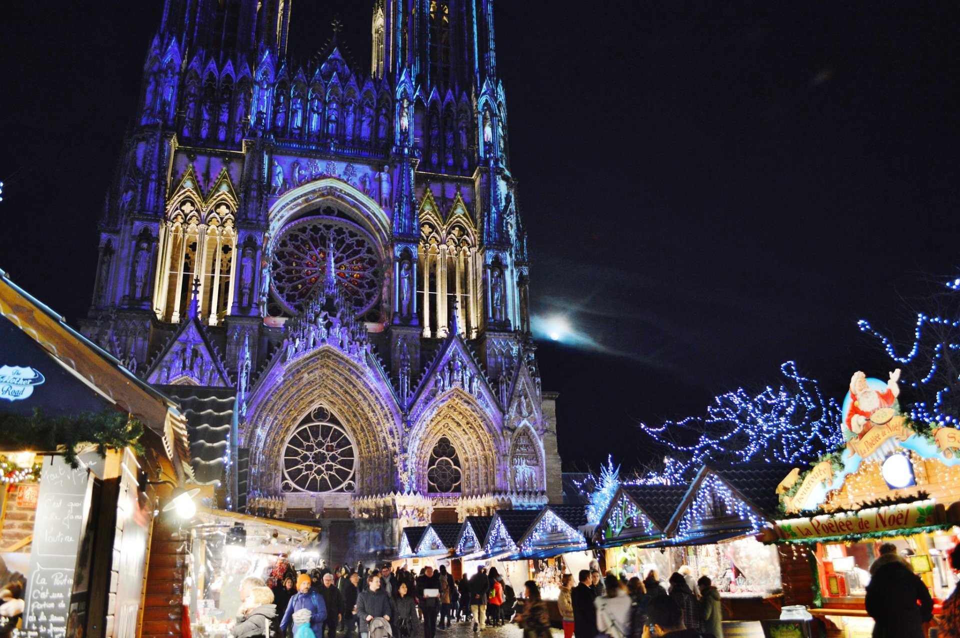 Reims Weihnachtsmarkt in Frankreich, 2022