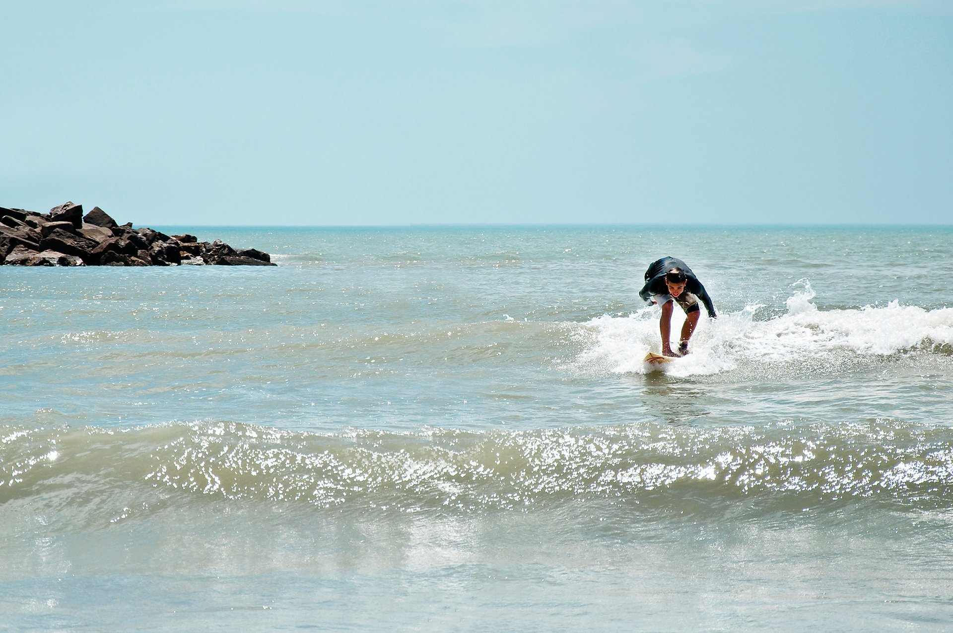 Surfen oder Wellenreiten