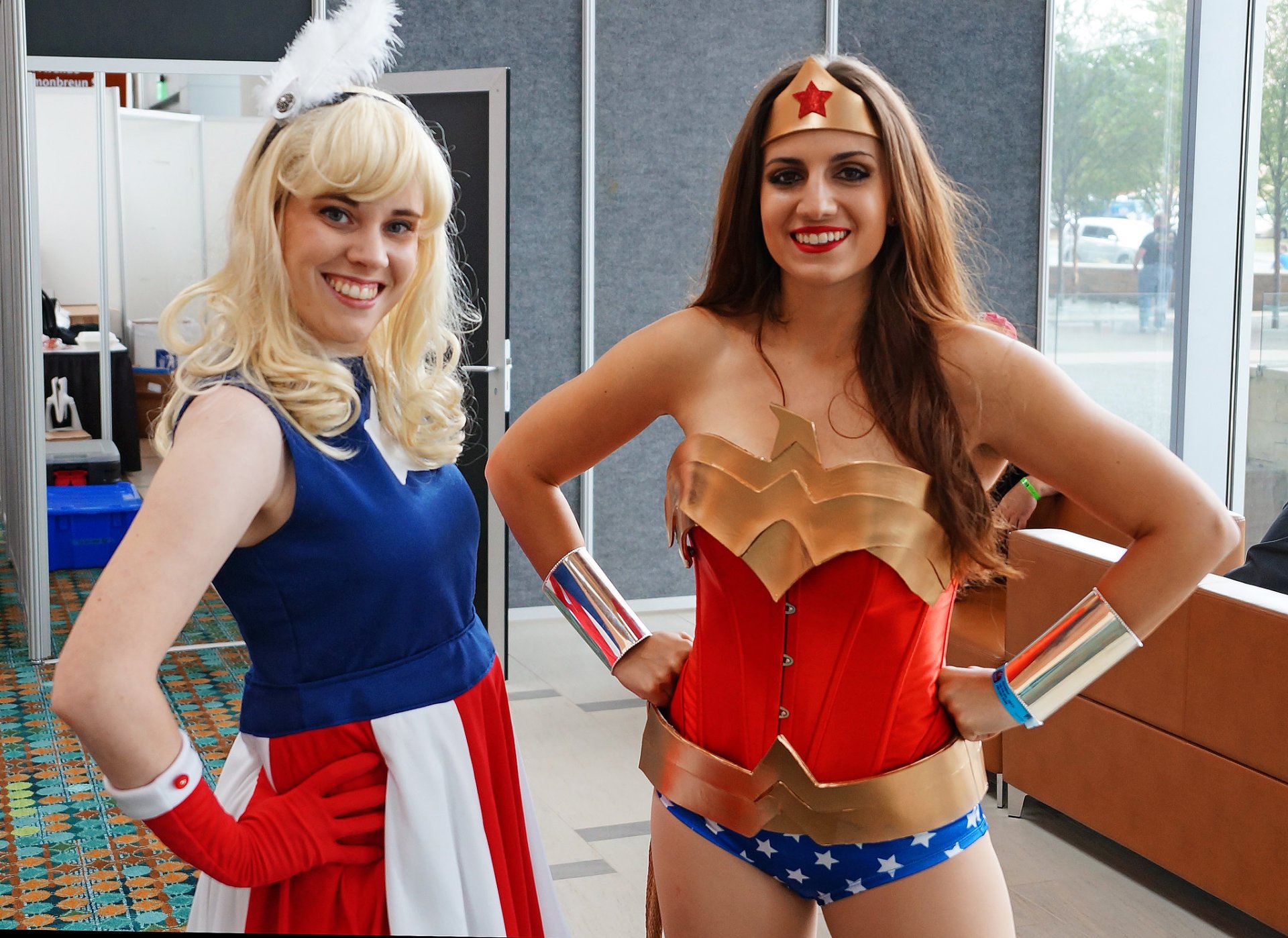 I went to MTAC Middle TN Anime Convention in Nashville TN yesterday and  came across these two fursuiters Super awesome people but I unfortunately  didnt get their names If anyone could help