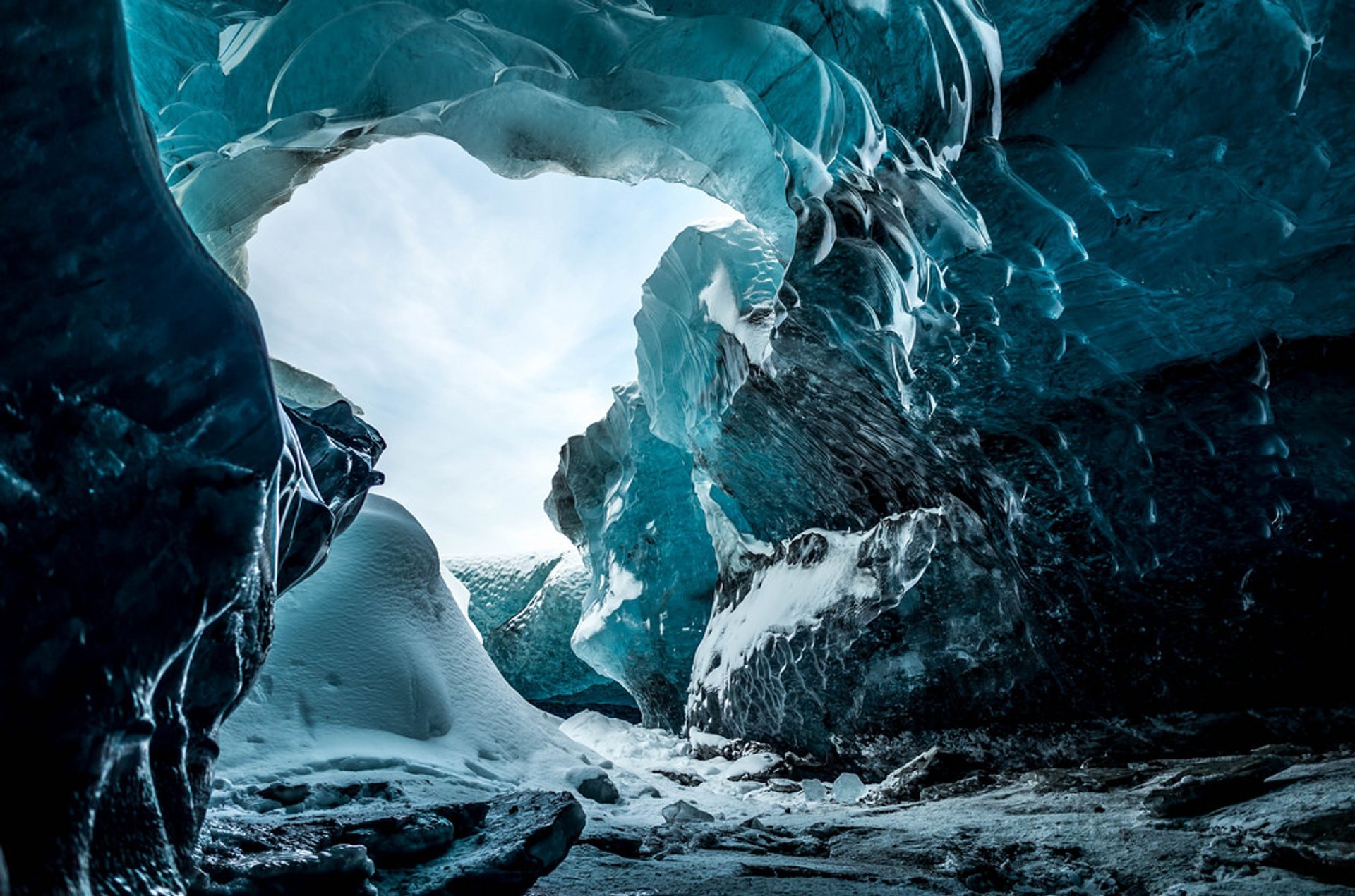 Glacier Ice Caves