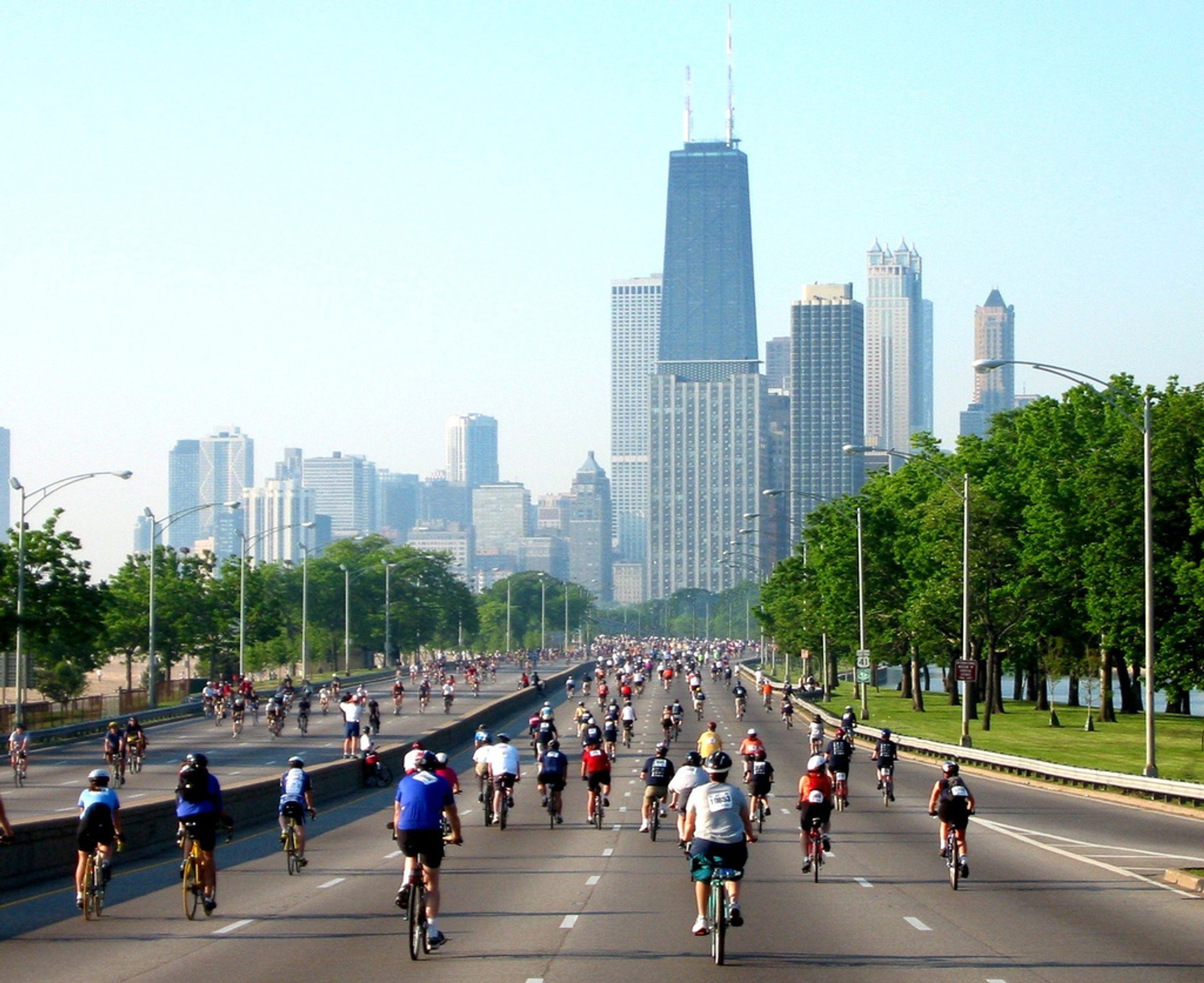 Faites du vélo sur Lake Shore Drive