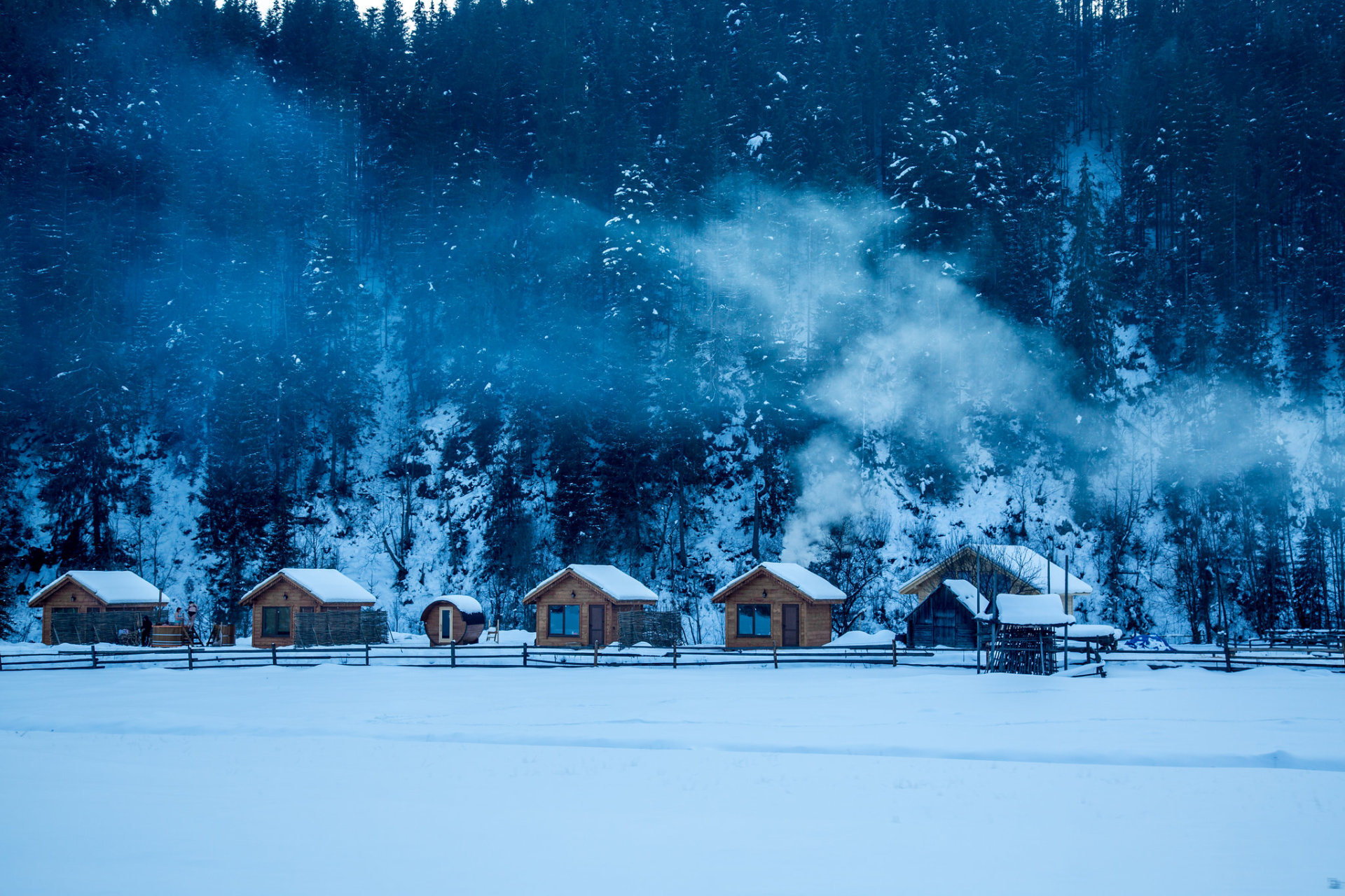 L'hiver à Bukovel