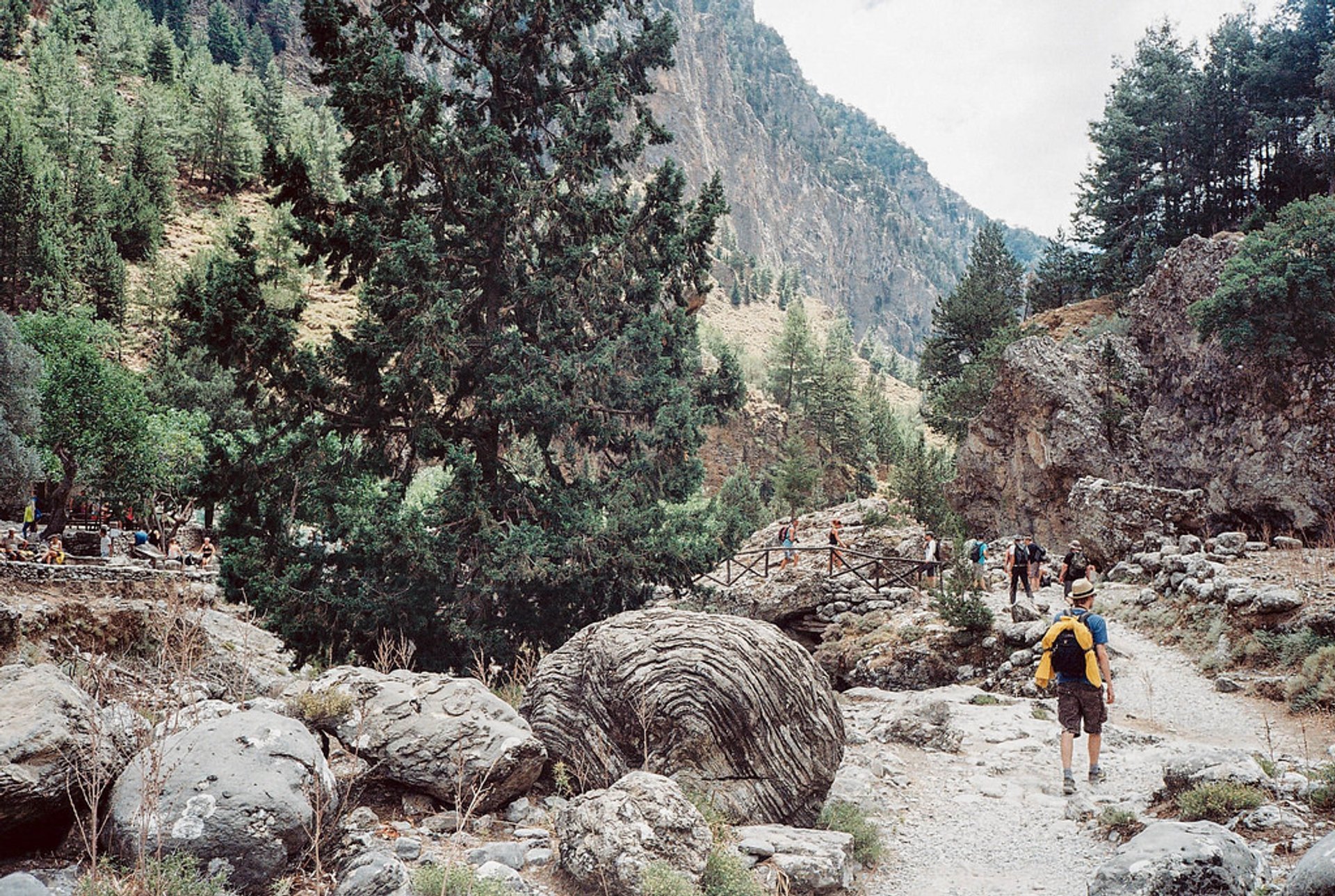 Wandern im Nationalpark der Samaria-Schlucht