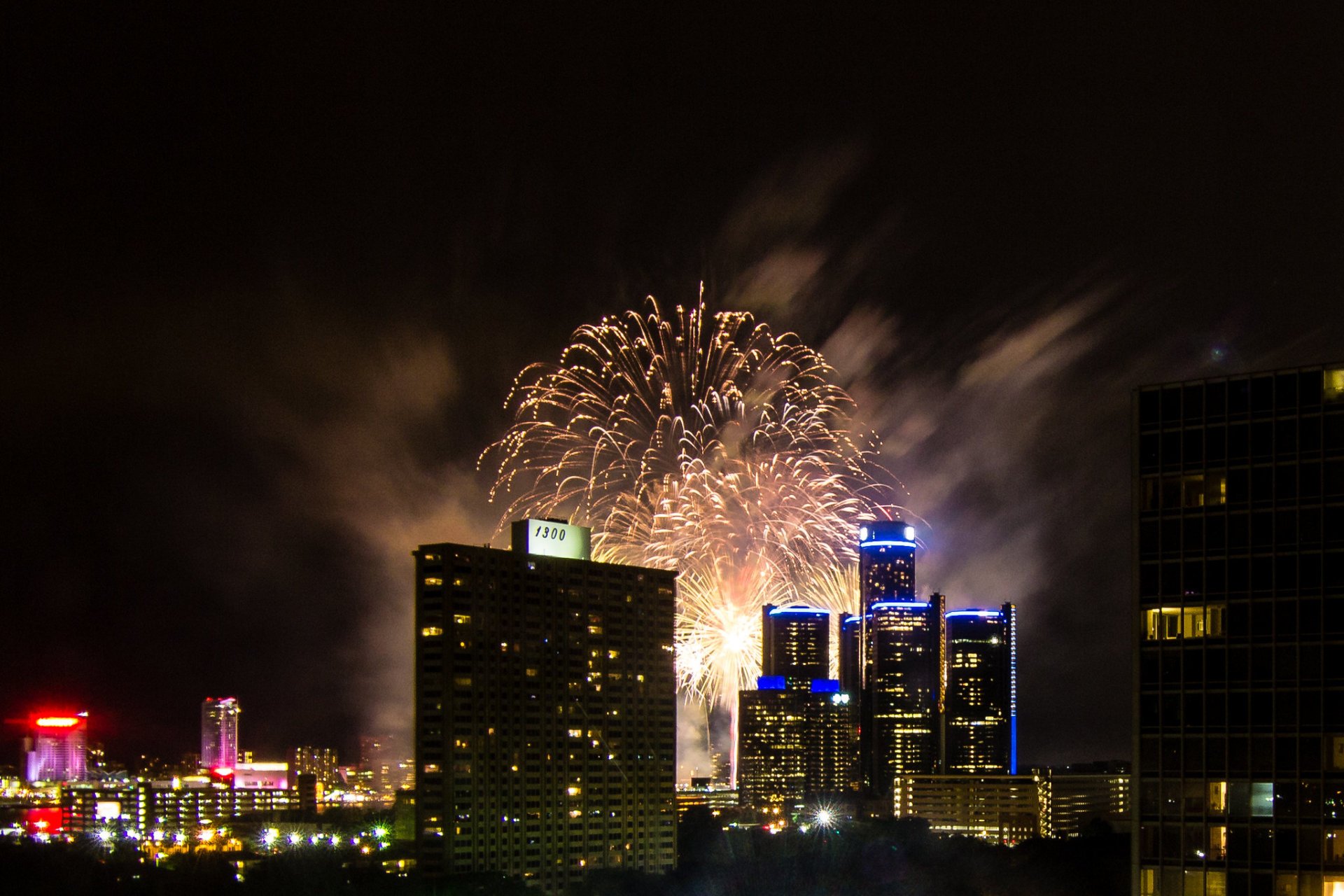 Eventos e fogos de artifício do 4 de Julho em Detroit