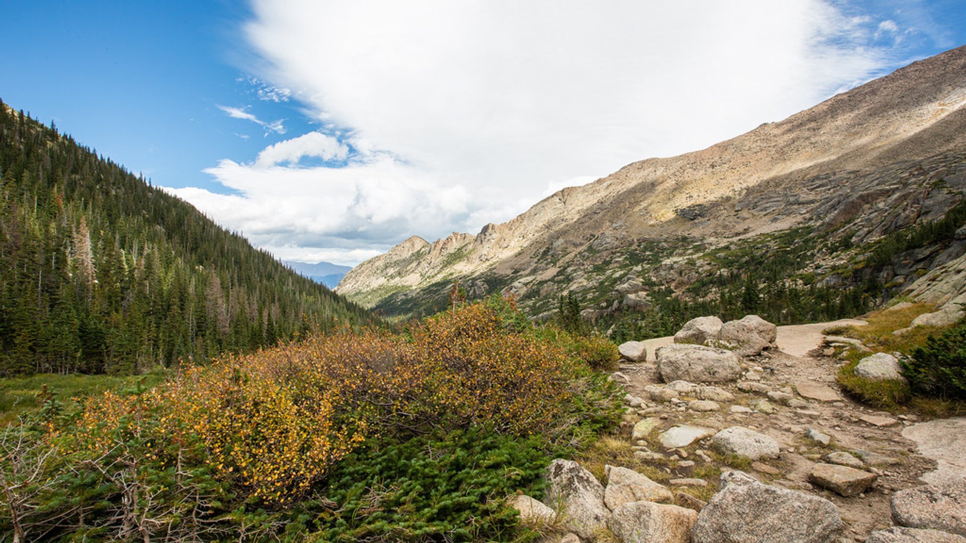 Senderismo en el Rocky Mountain National Park