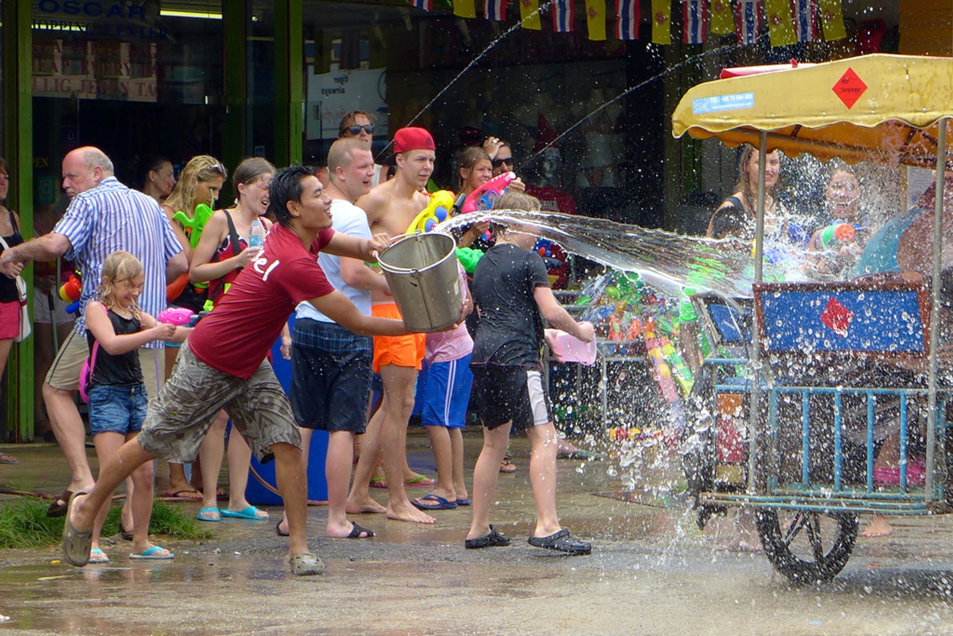 Songkran (la fête du nouvel an bouddhique)