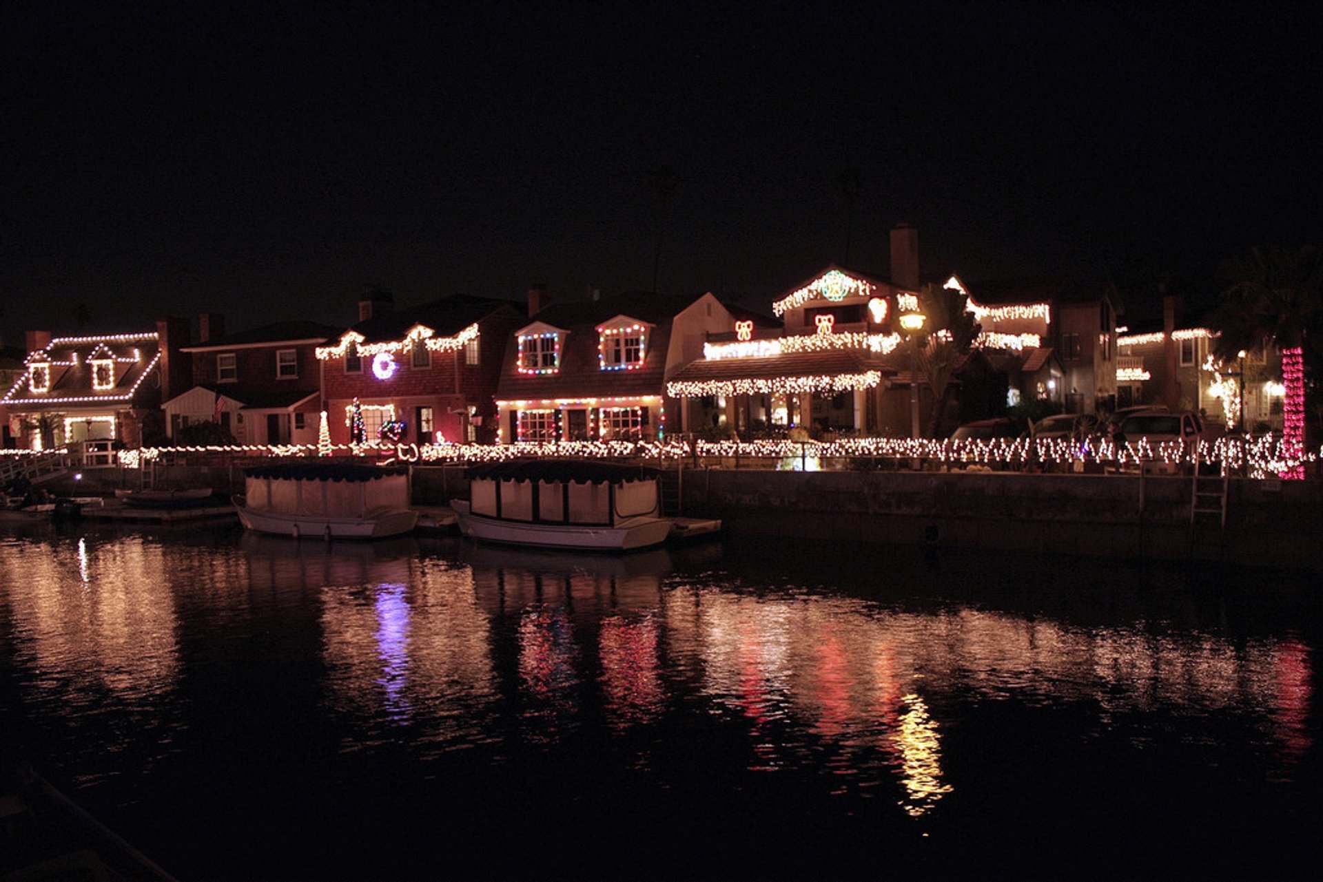 Lumières de Noël de Long Beach