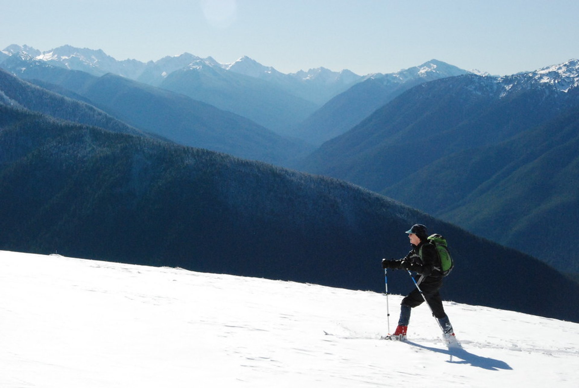 Winteraktivitäten im Hurrikan Ridge