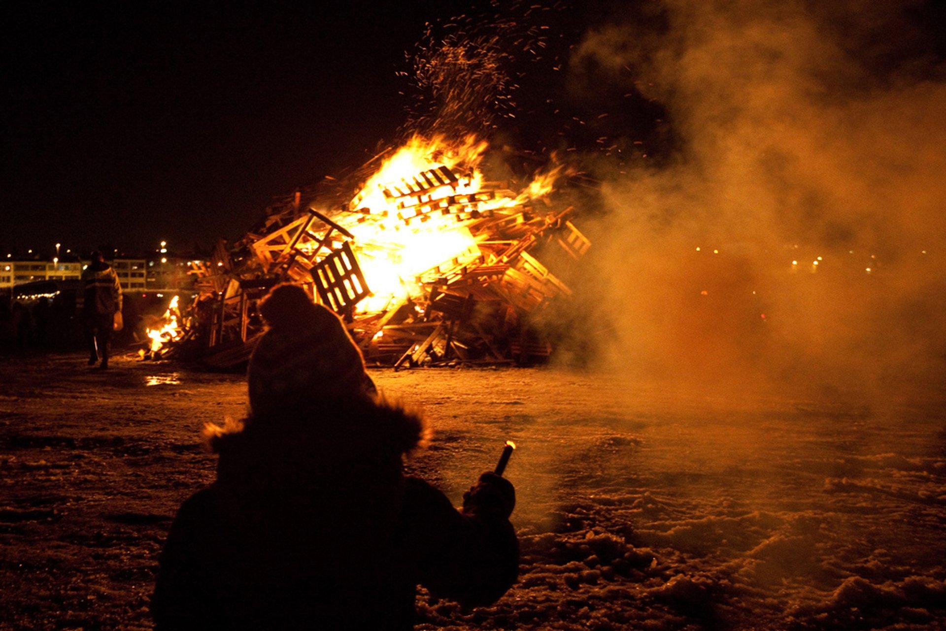 Neujahrsfeuer