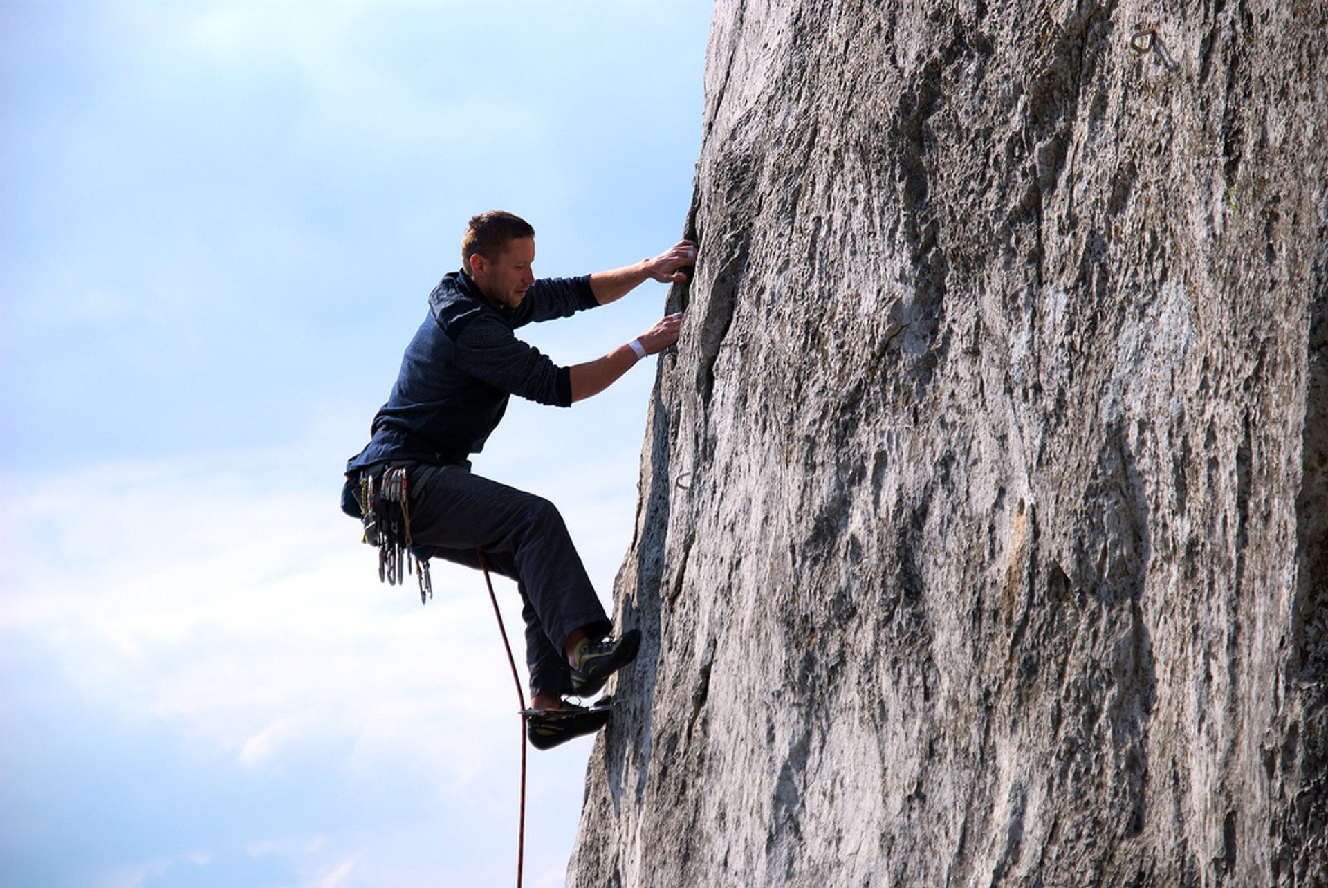 Escalada em falésia