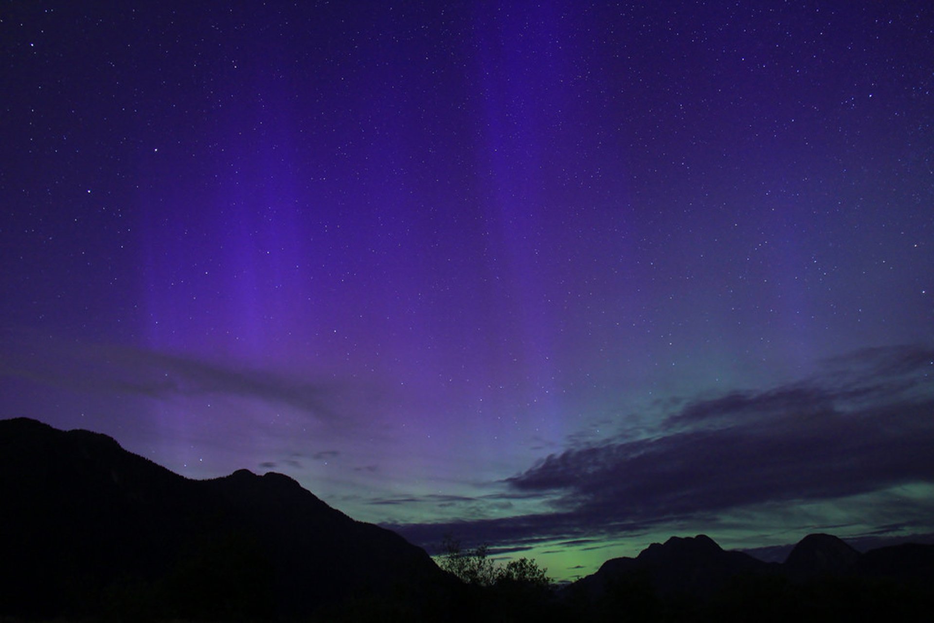 Nordlichter oder Aurora Borealis