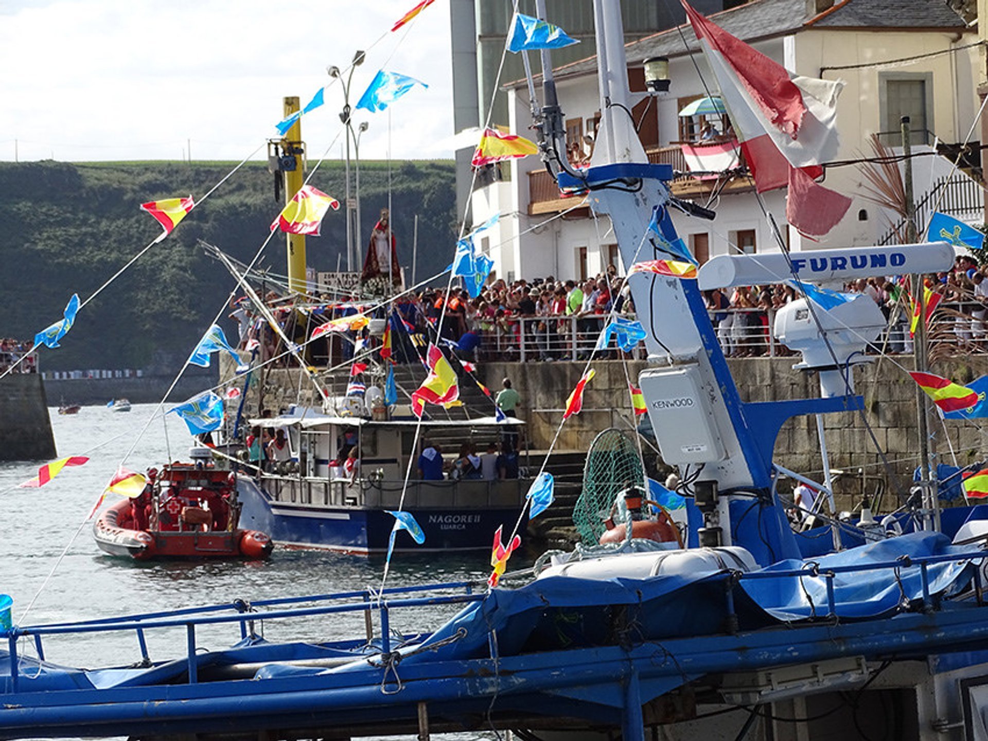 Luarca Maritime Procession of Virgen del Rosario