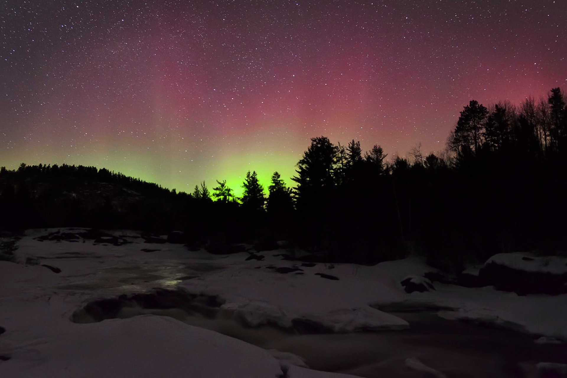 Nordlichter oder Aurora Borealis