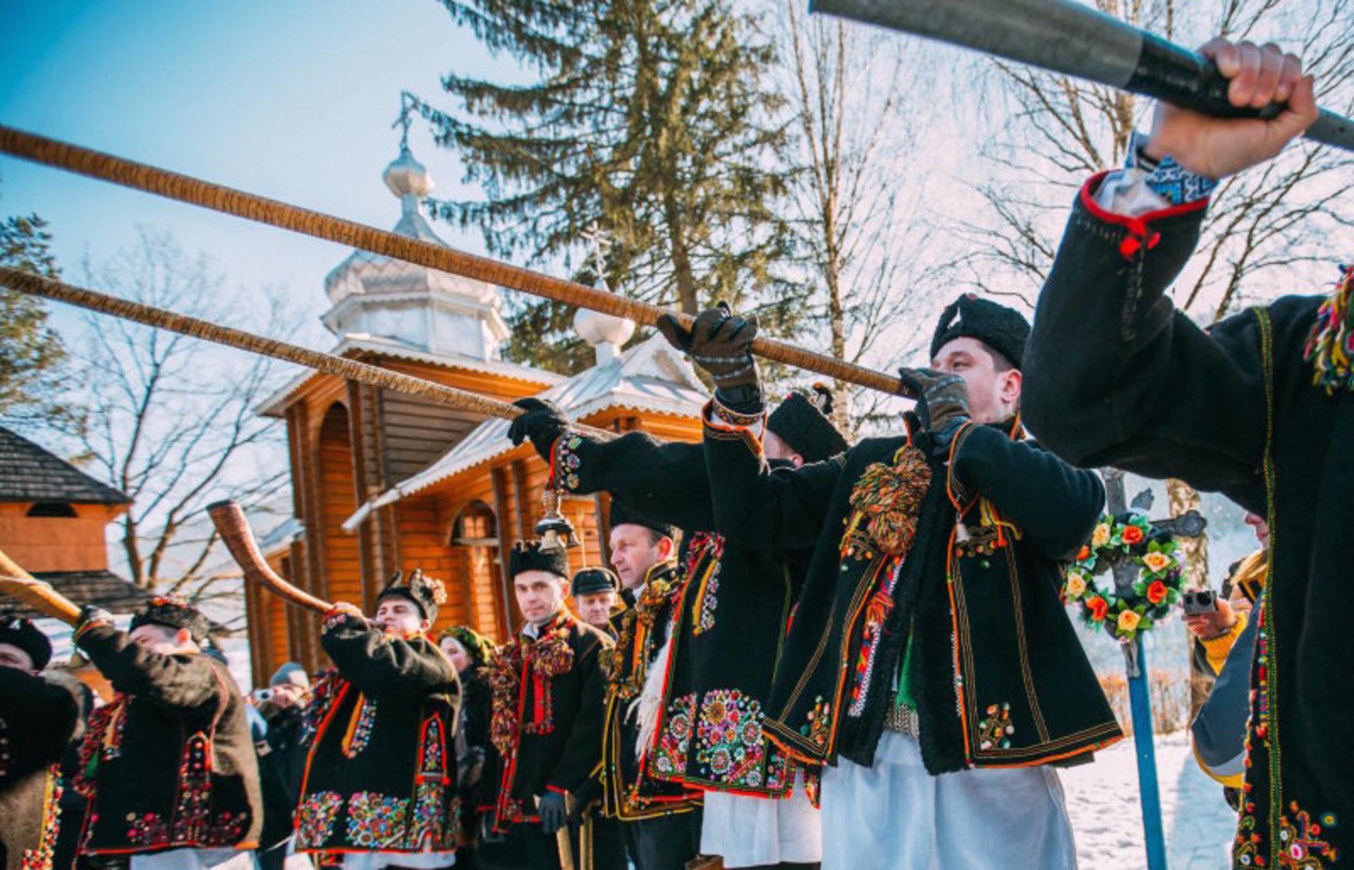 Hutsul Carols em Kryvorivnia