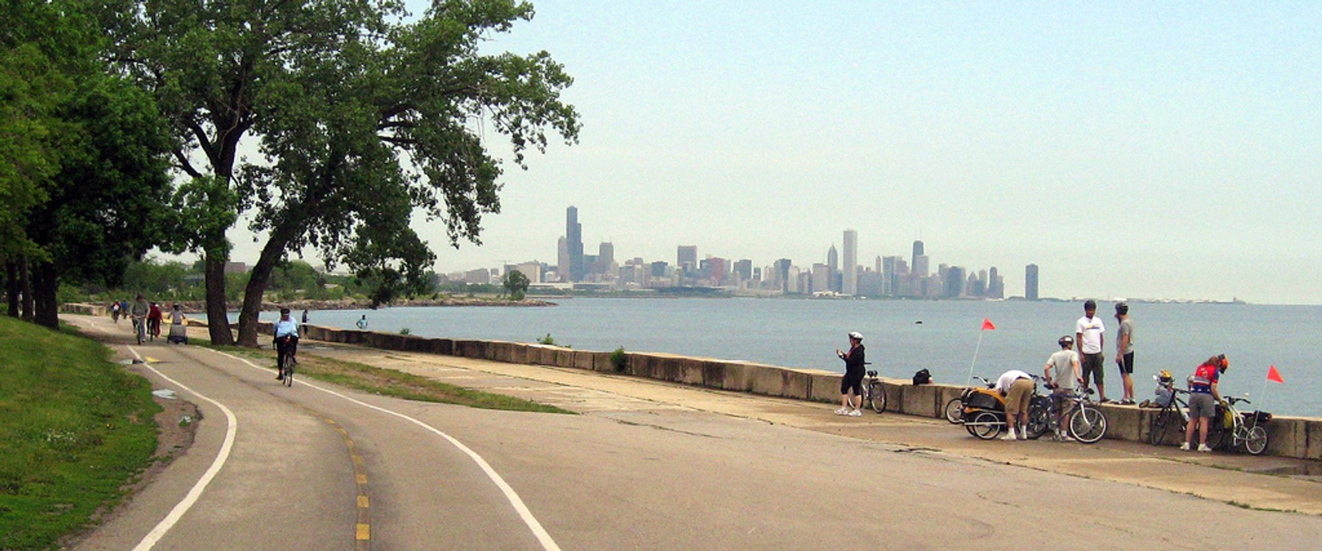 Faites du vélo sur Lake Shore Drive