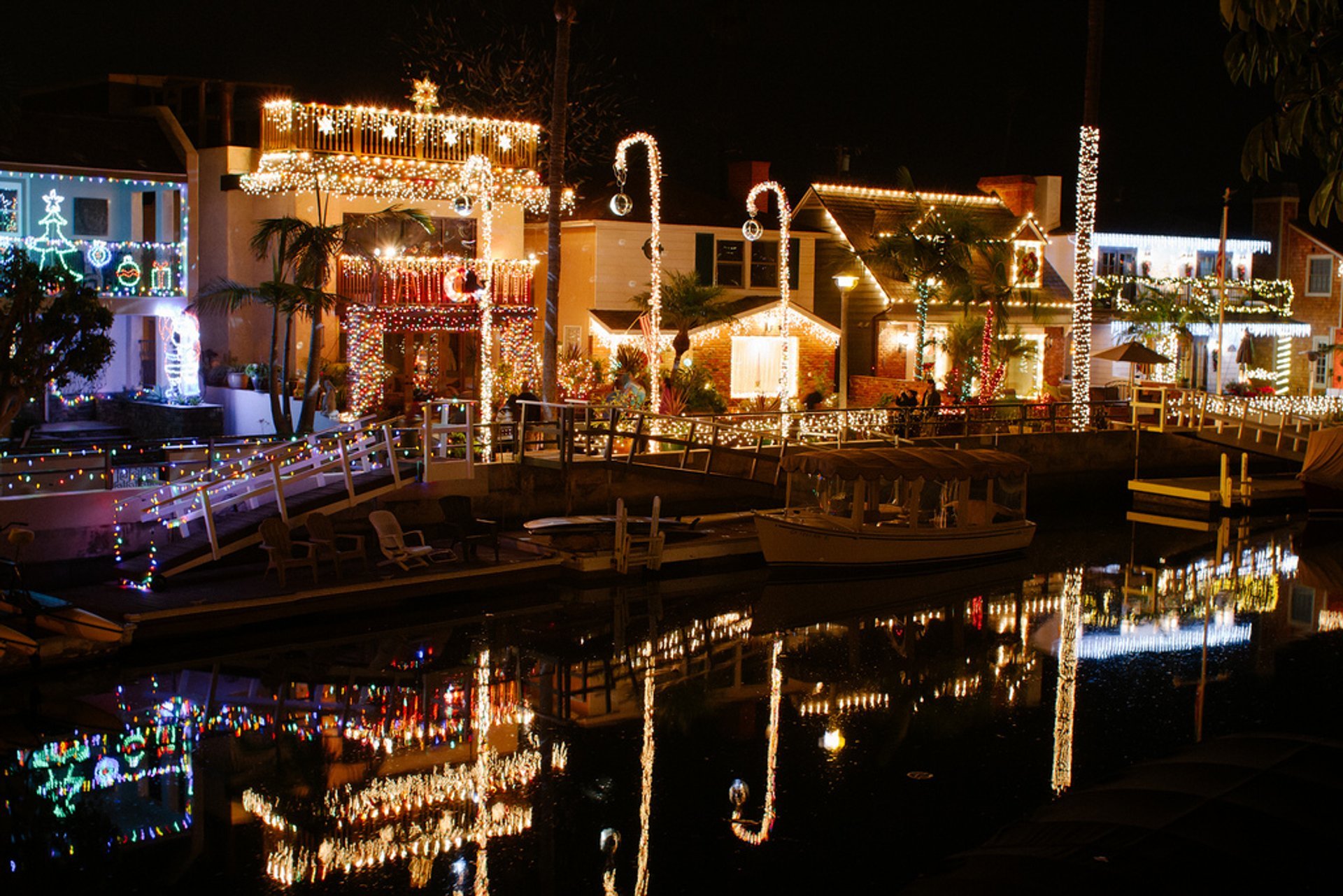 Lumières de Noël de Long Beach