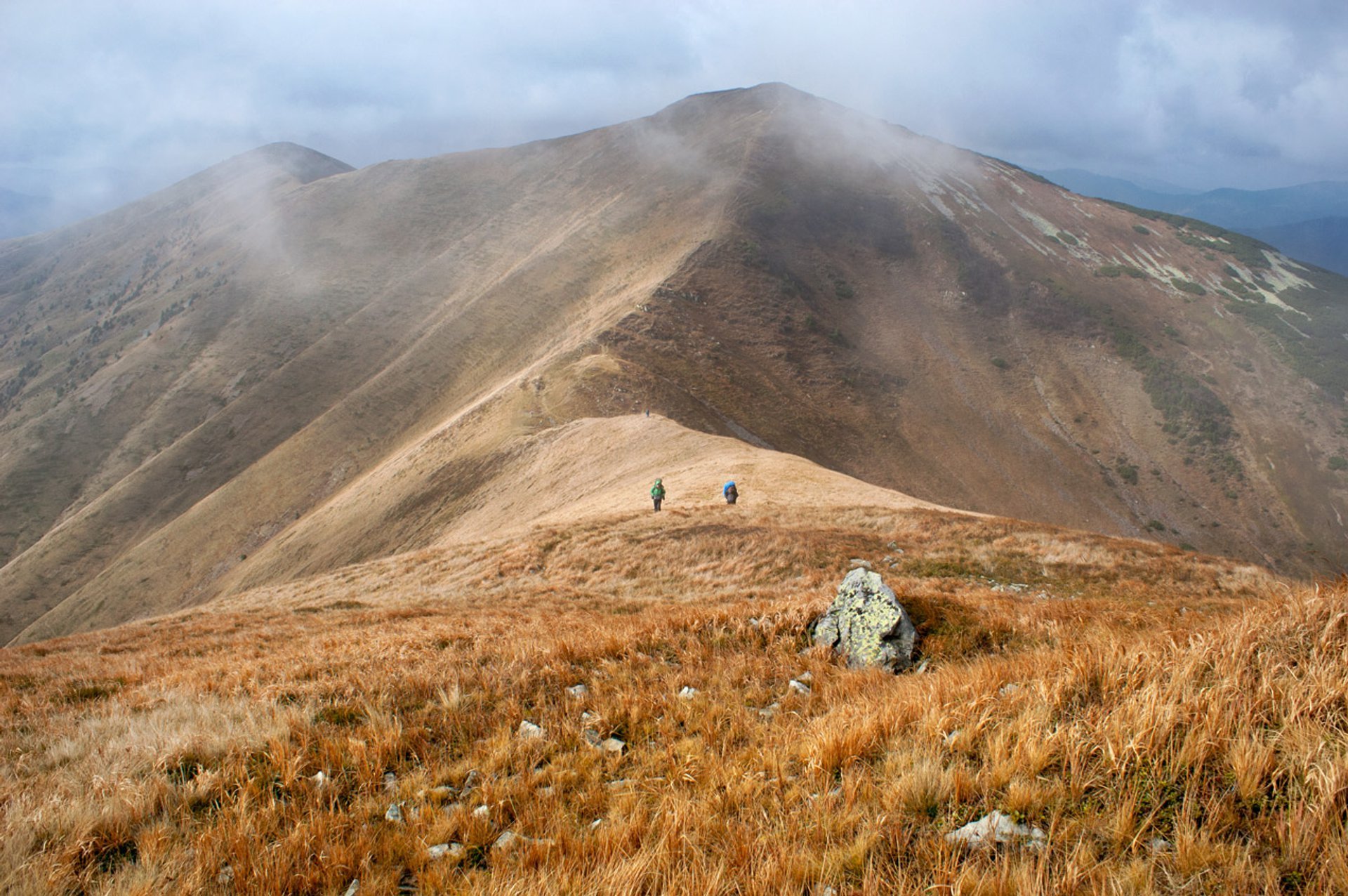 Hiking in Carpathian Mountains