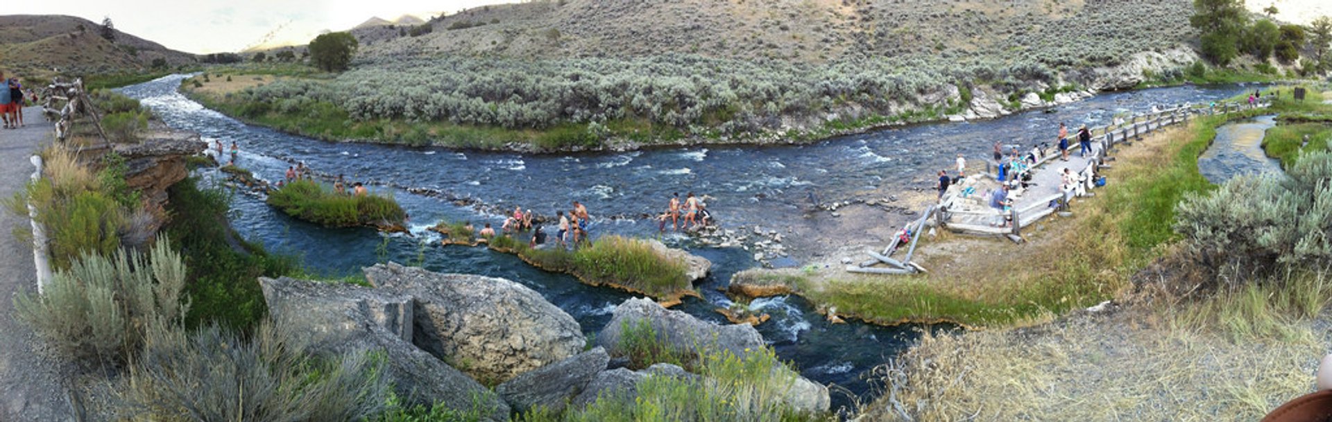 Schwimmen im Siedenden Fluss