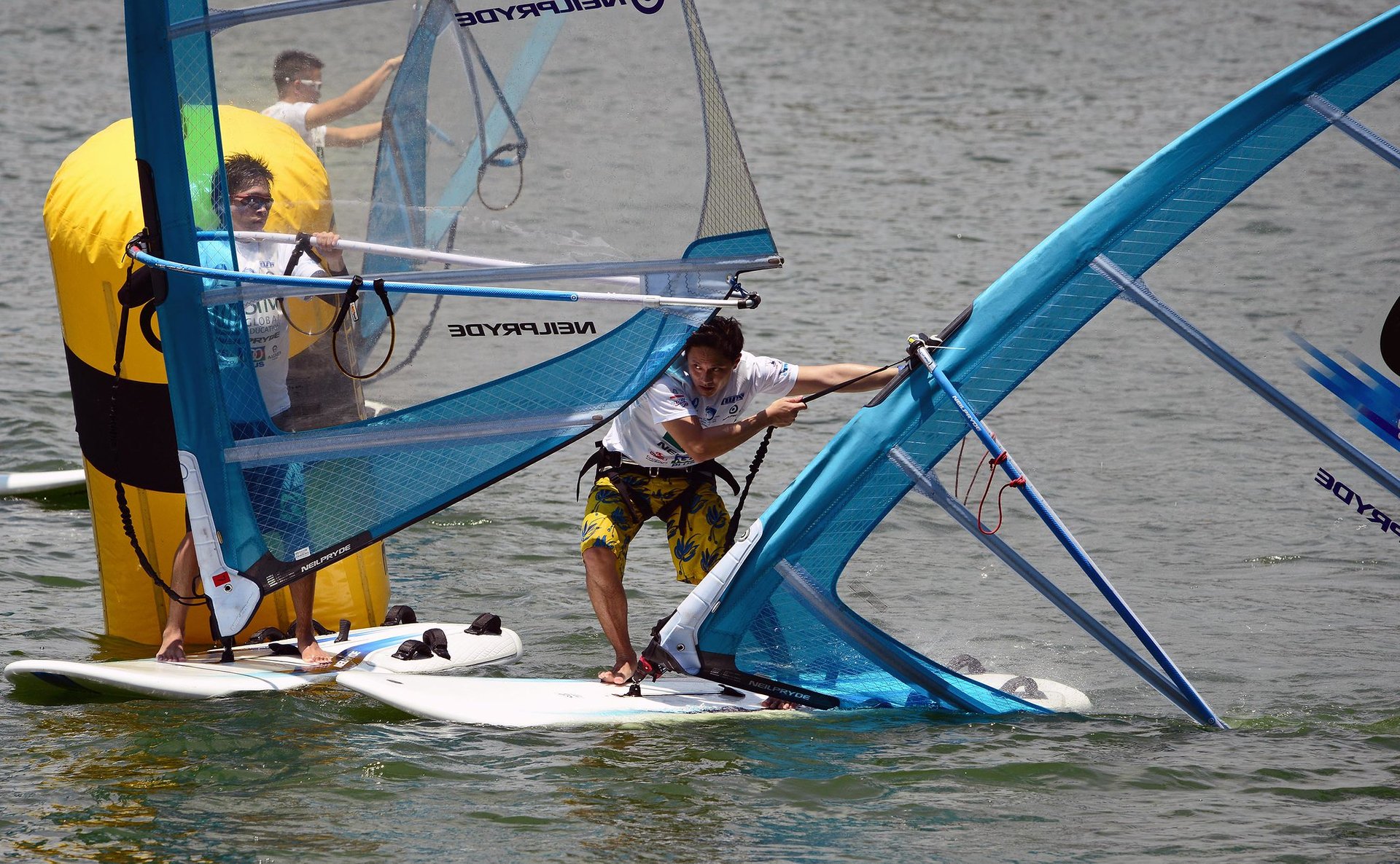 Kitesurf et planche à voile