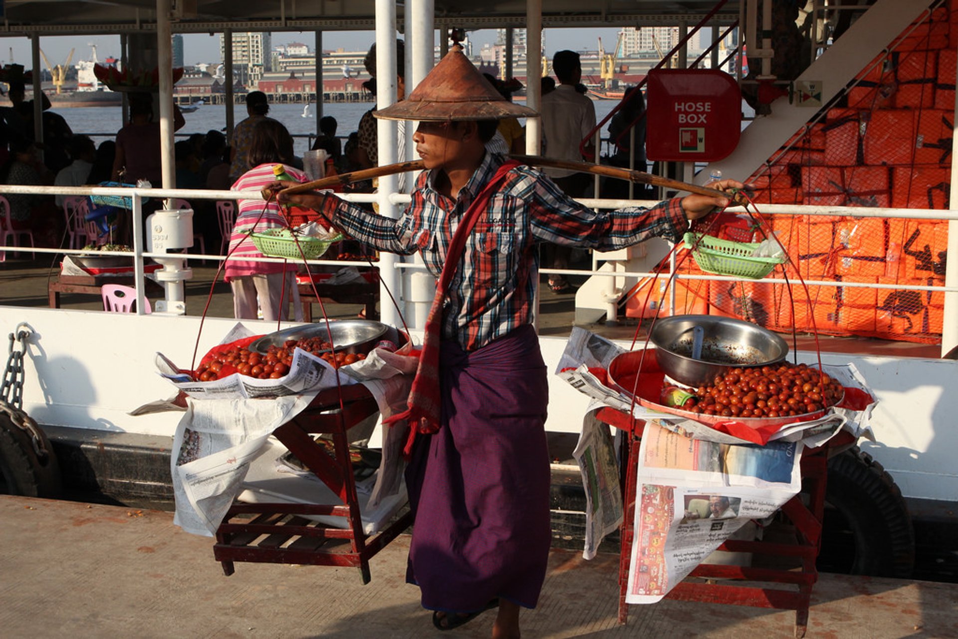 Ferry Ride from Yangon to Dala