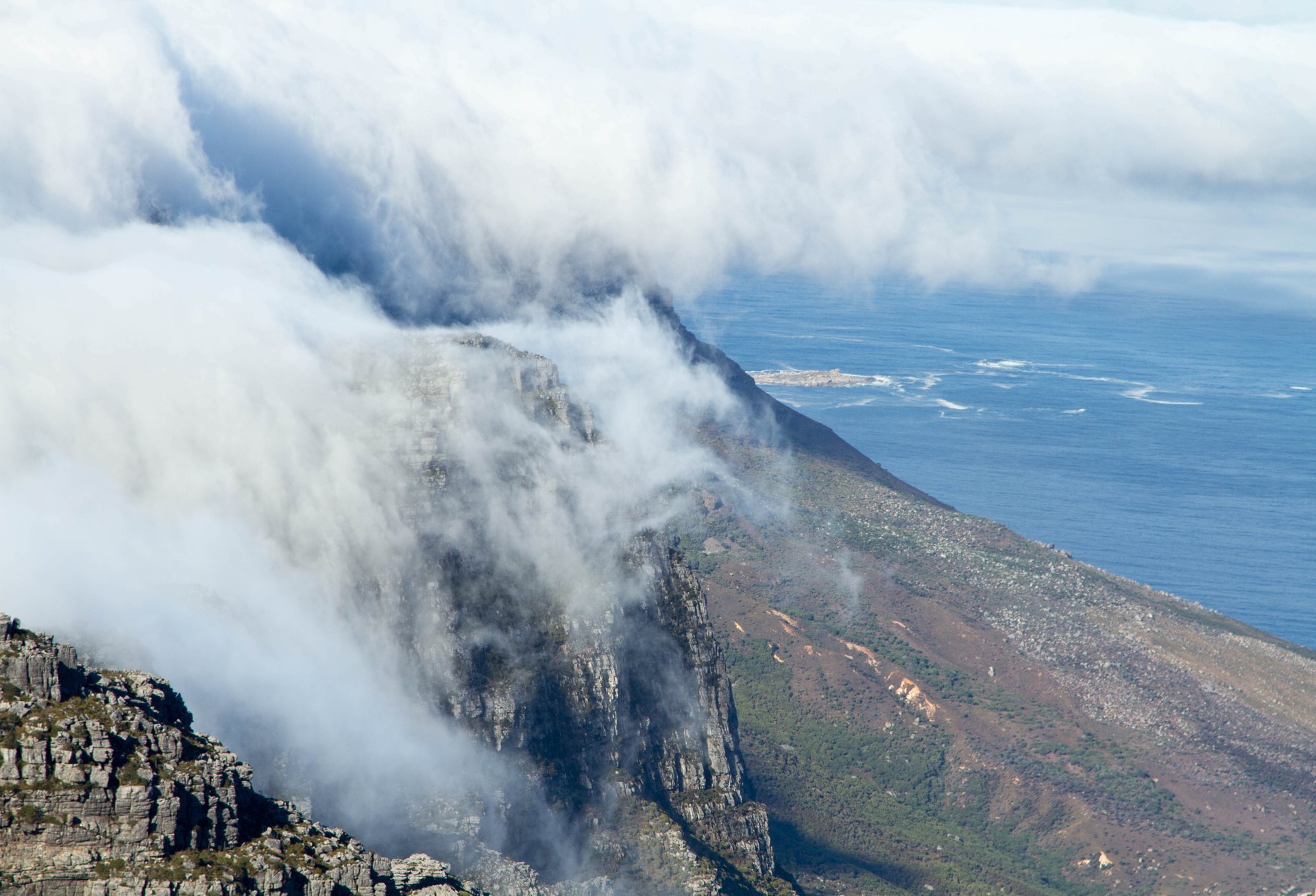 Randonnée sur la montagne de table